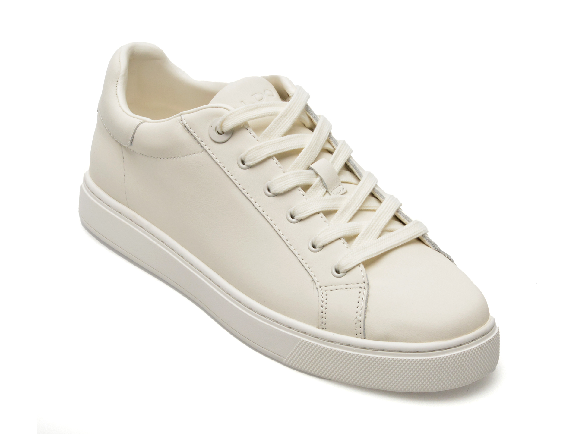 Pantofi ALDO albi, WOOLLY100, din nabuc /femei/pantofi imagine noua
