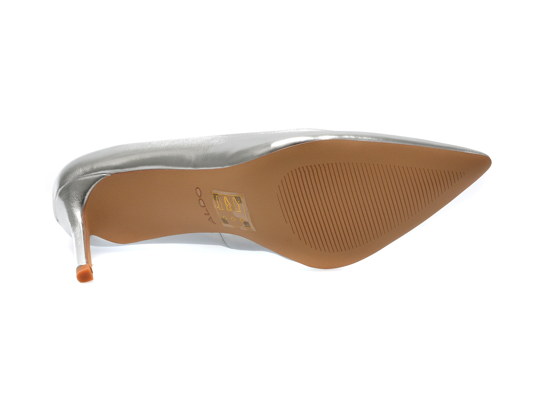 Pantofi ALDO argintii, STESSYMID040, din piele ecologica