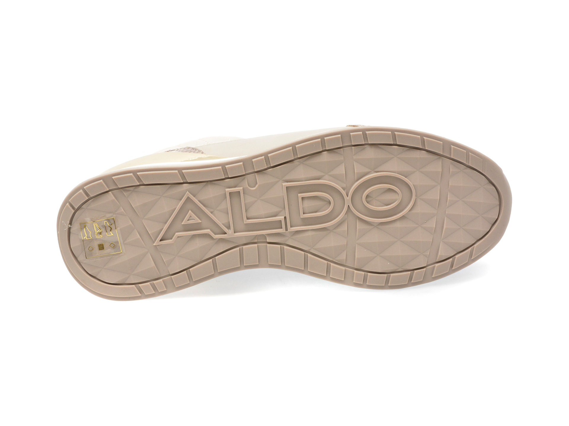 Pantofi ALDO bej, COSMICSTEP050, din piele ecologica