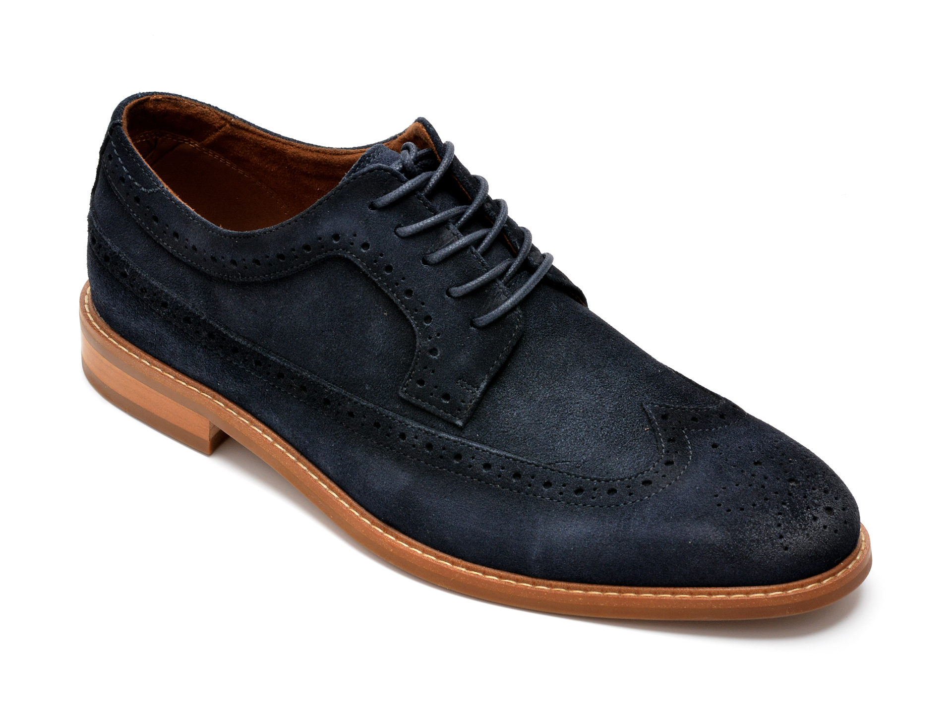 Pantofi ALDO bleumarin, FRATISEKFLEX410, din piele intoarsa 2023 ❤️ Pret Super Black Friday otter.ro imagine noua 2022