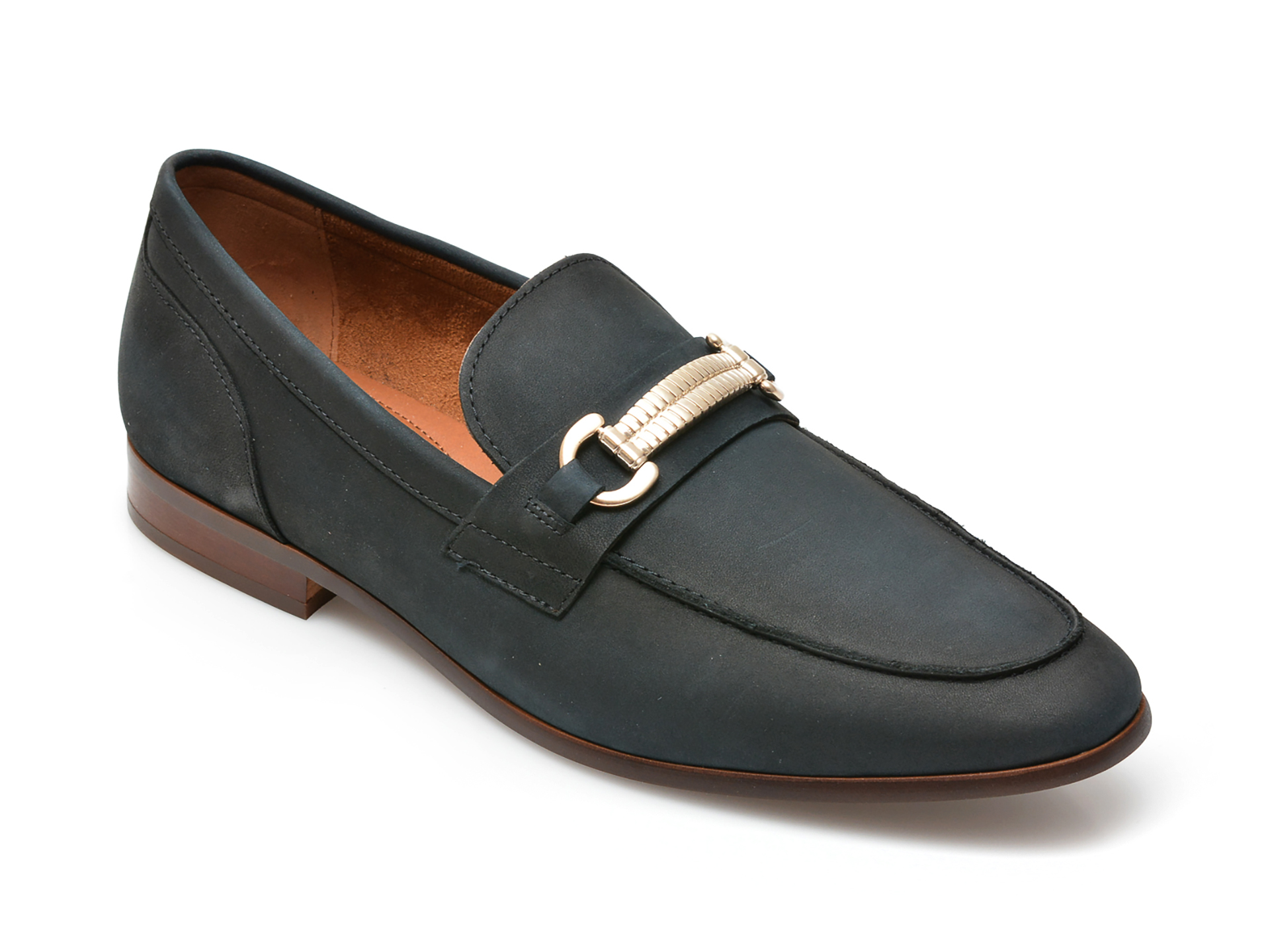 Pantofi ALDO bleumarin, MONETTO410, din nabuc Aldo