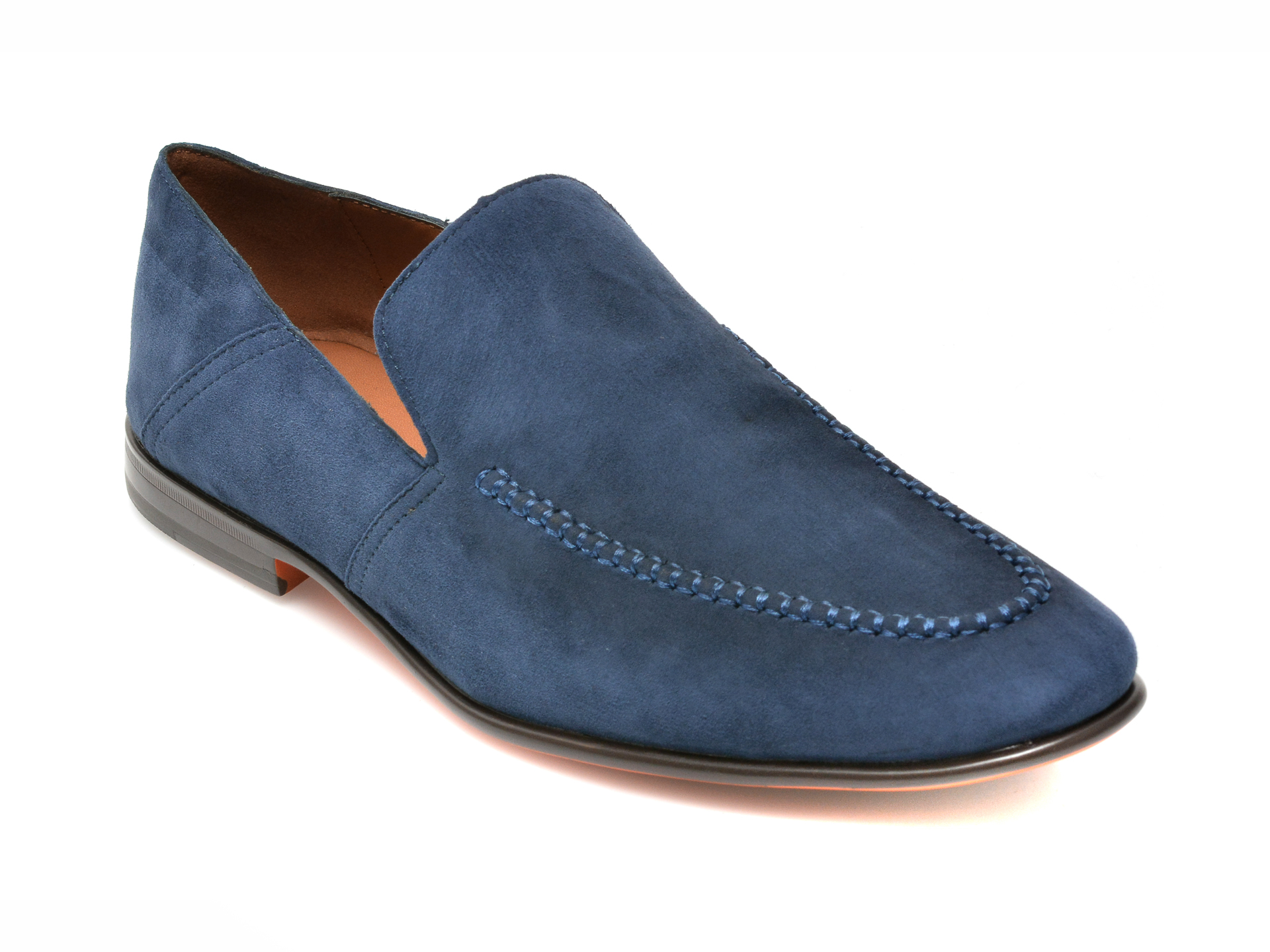 Pantofi ALDO bleumarin, SALAMAN410, din piele intoarsa