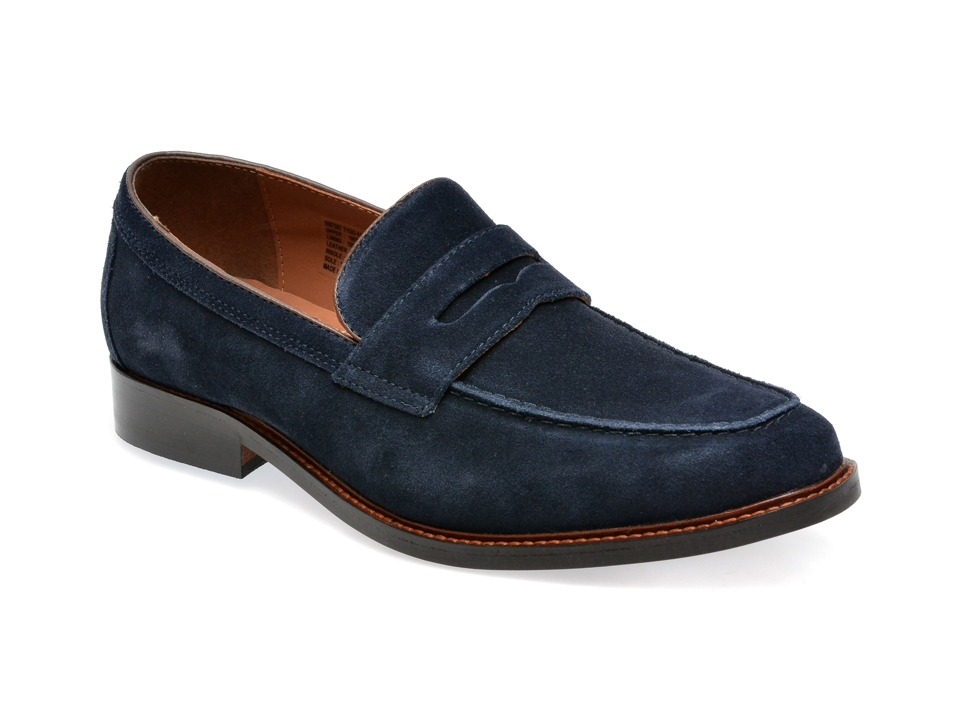 Pantofi ALDO bleumarin, TYGO410, din piele intoarsa /barbati/pantofi