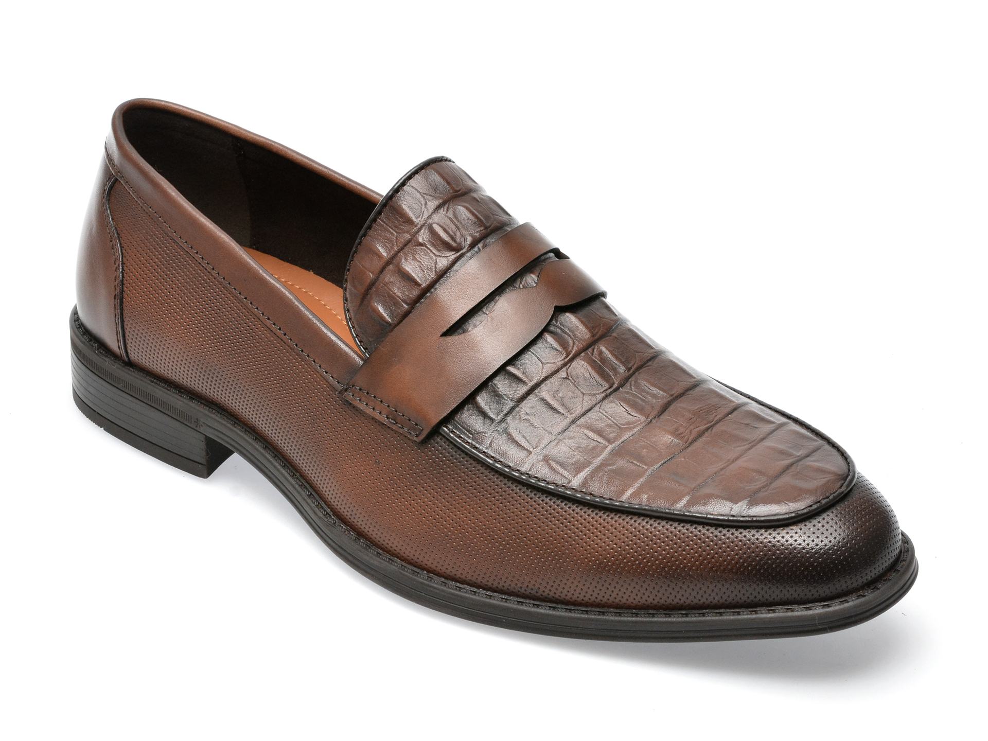 Pantofi ALDO maro, PURVU201, din piele naturala /barbati/pantofi imagine noua