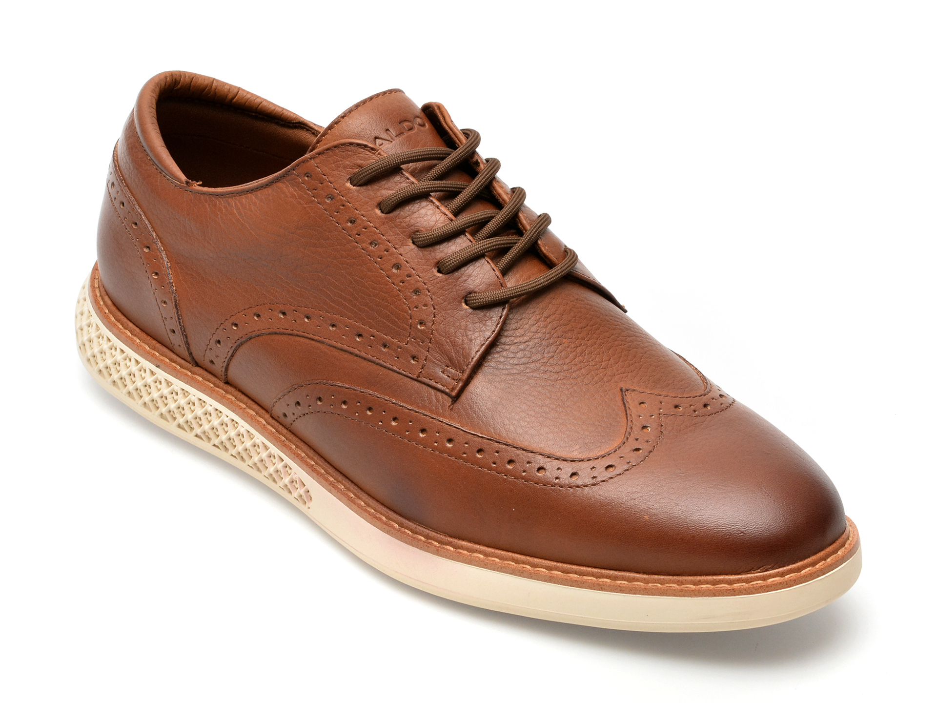 Pantofi ALDO maro, WINGSTROLL220, din piele naturala /barbati/pantofi