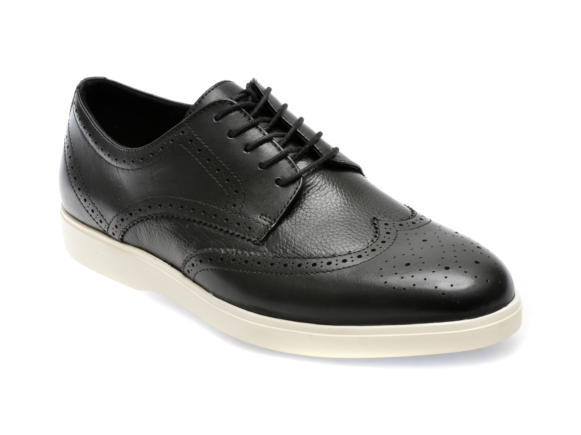 Pantofi ALDO negri, 13618293, din piele naturala /barbati/pantofi