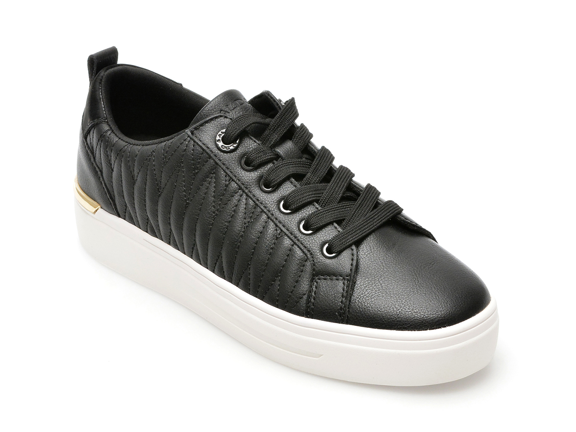 Pantofi ALDO negri, APPIER001, din piele ecologica