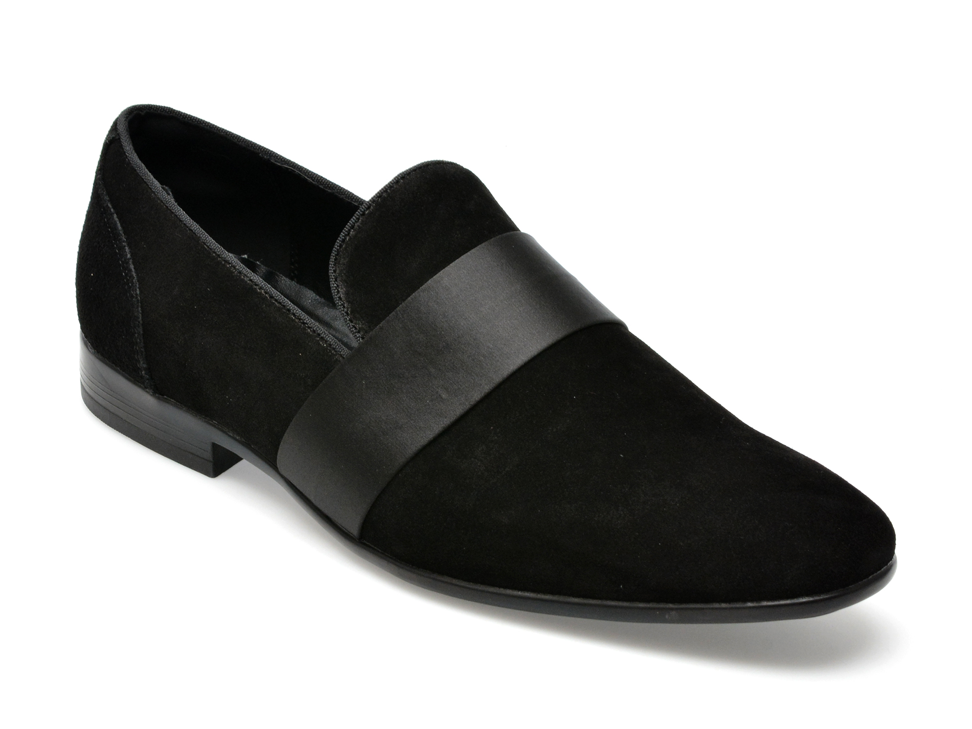 Pantofi ALDO negri, ASARIA004, din piele intoarsa /barbati/pantofi imagine noua