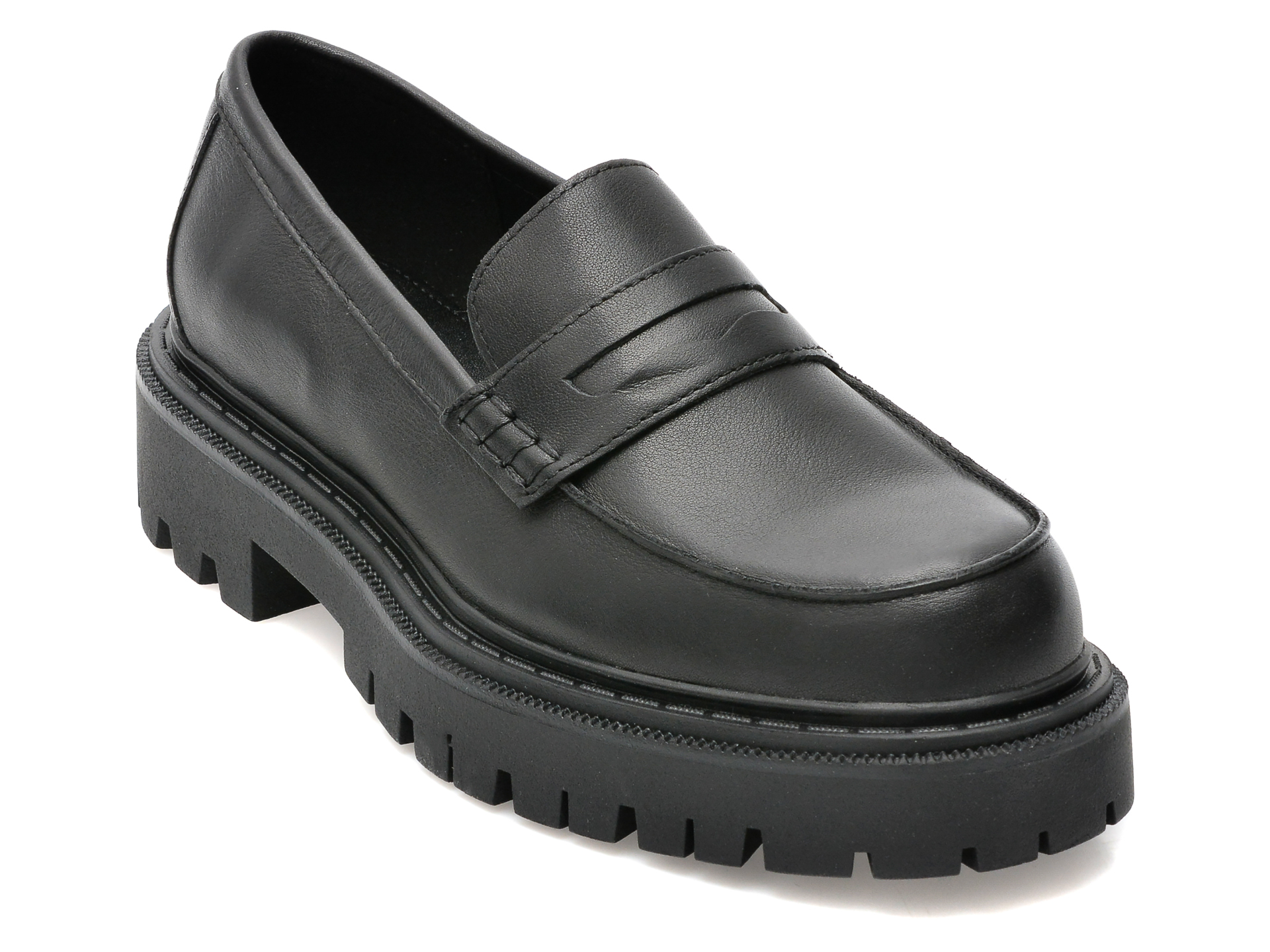 Pantofi ALDO negri, BIGSTRUT009, din piele naturala imagine reduceri black friday 2021 Aldo