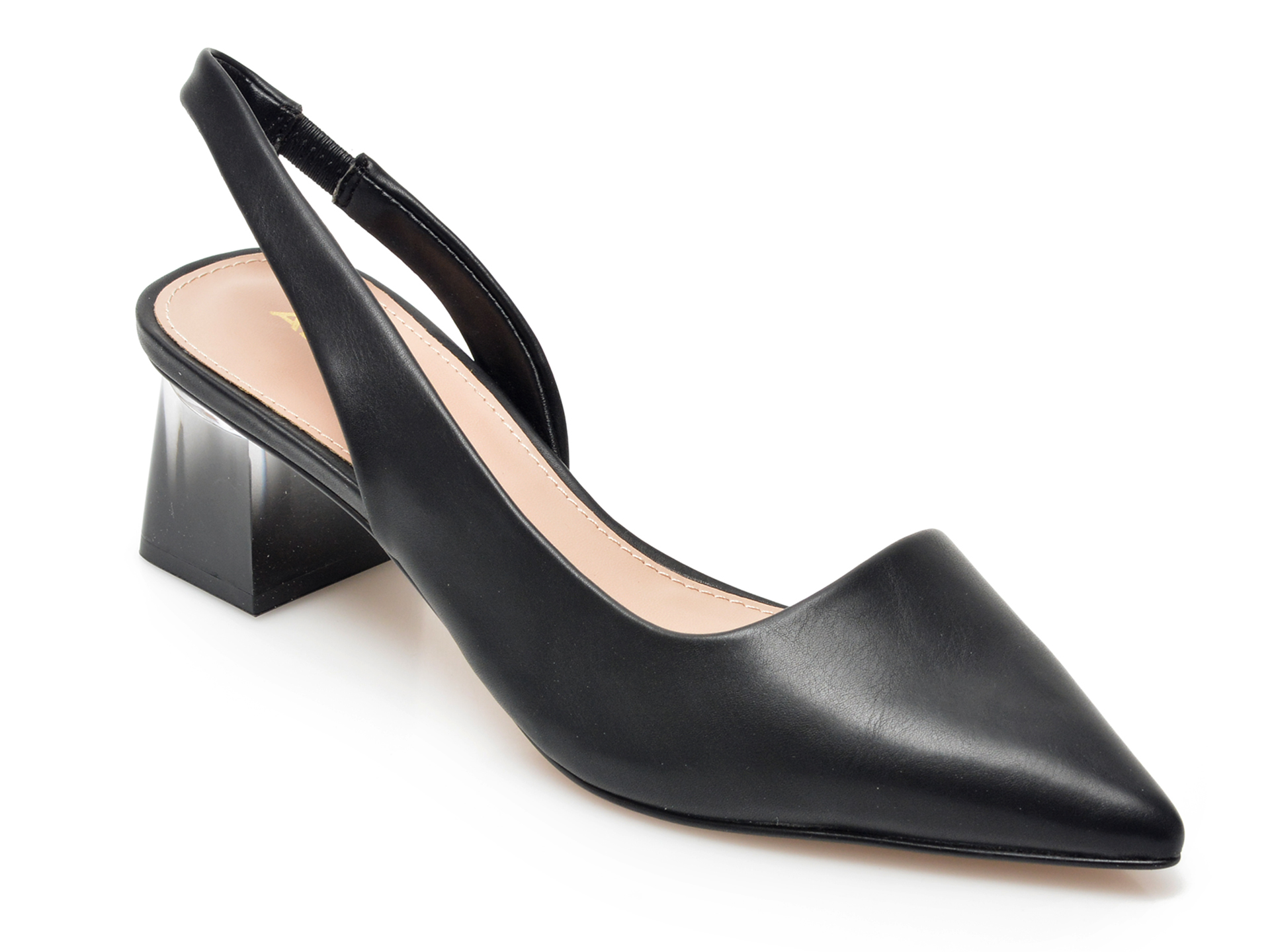 Pantofi ALDO negri, BLOSSUM001, din piele ecologica