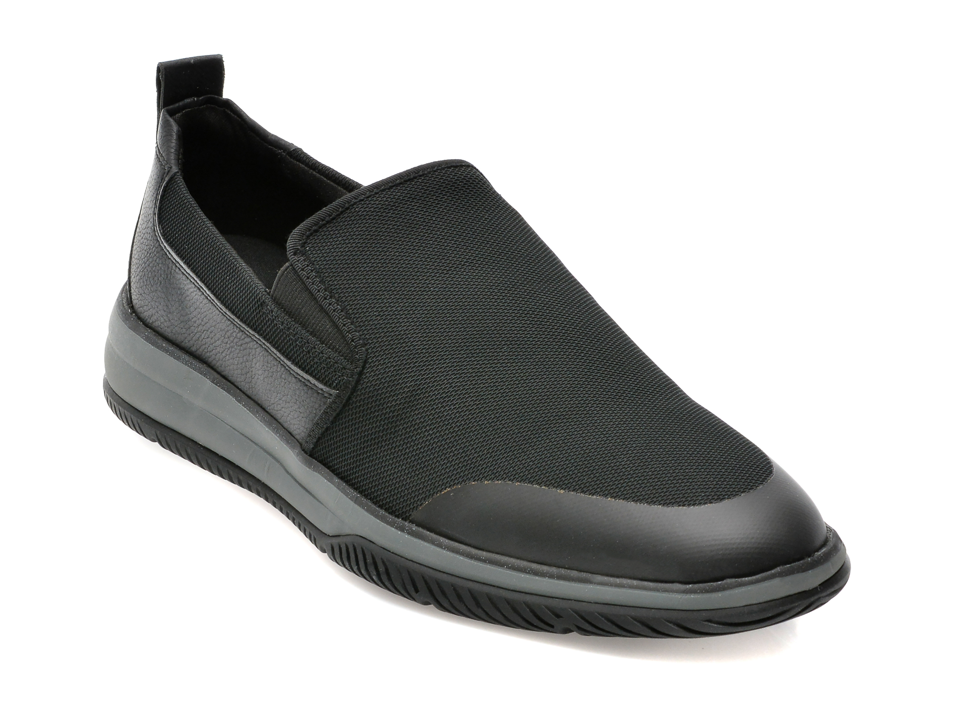 Pantofi ALDO negri, BURLEY001, din material textil /barbati/pantofi