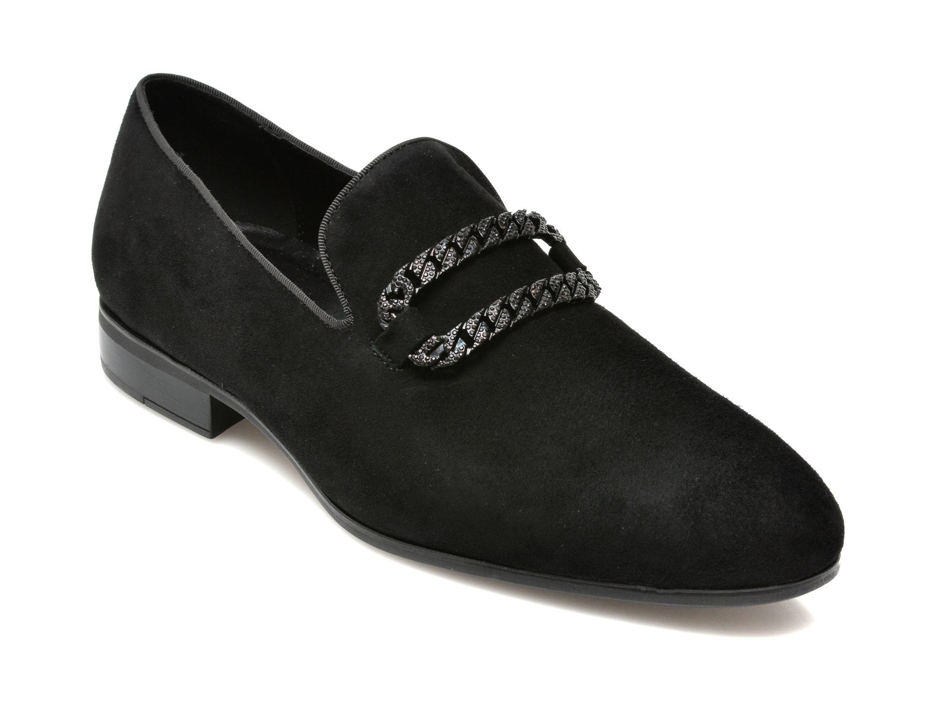Pantofi ALDO negri, CONNERY001, din piele intoarsa
