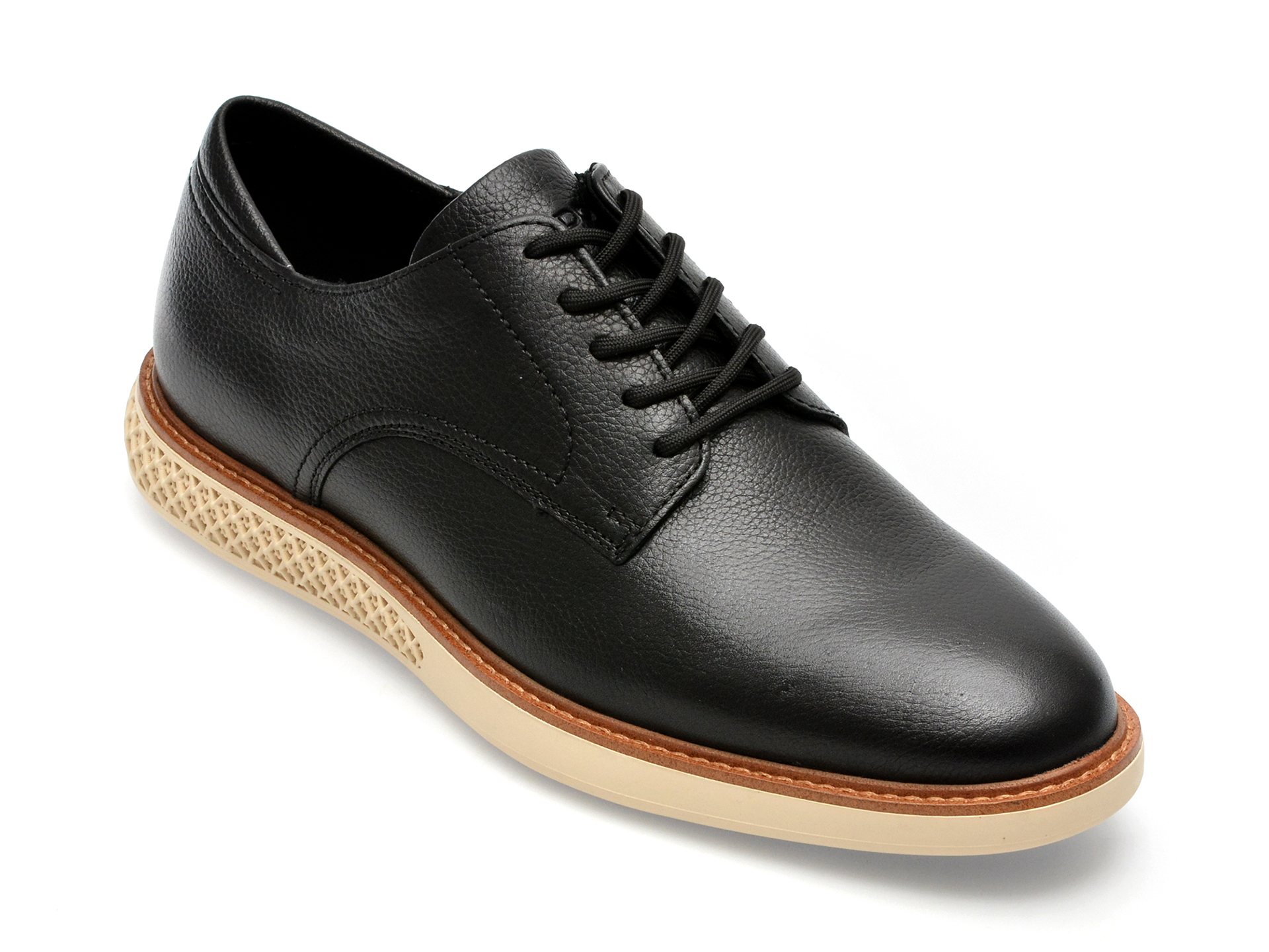 Pantofi ALDO negri, CRAFTSTROLL004, din piele naturala /barbati/pantofi