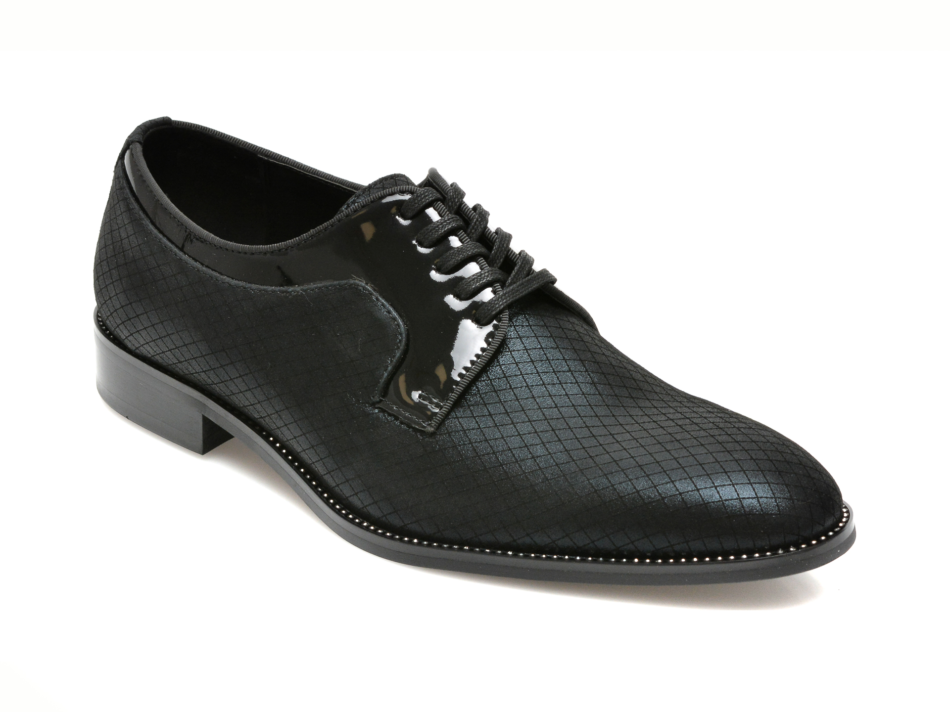 Pantofi ALDO negri, DERRECK004, din material textil Aldo imagine super redus 2022