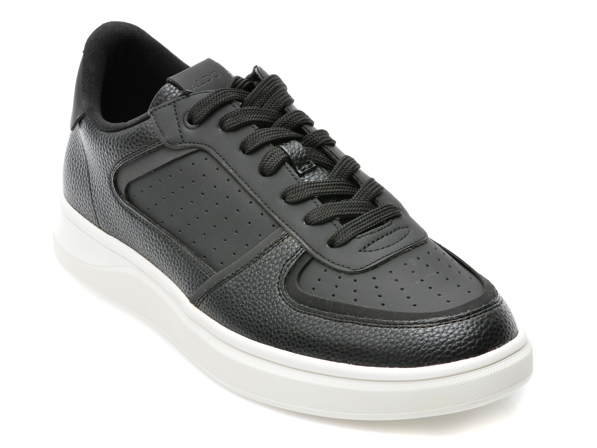 Pantofi ALDO negri, DRISHTIA001, din piele ecologica barbati 2023-03-21