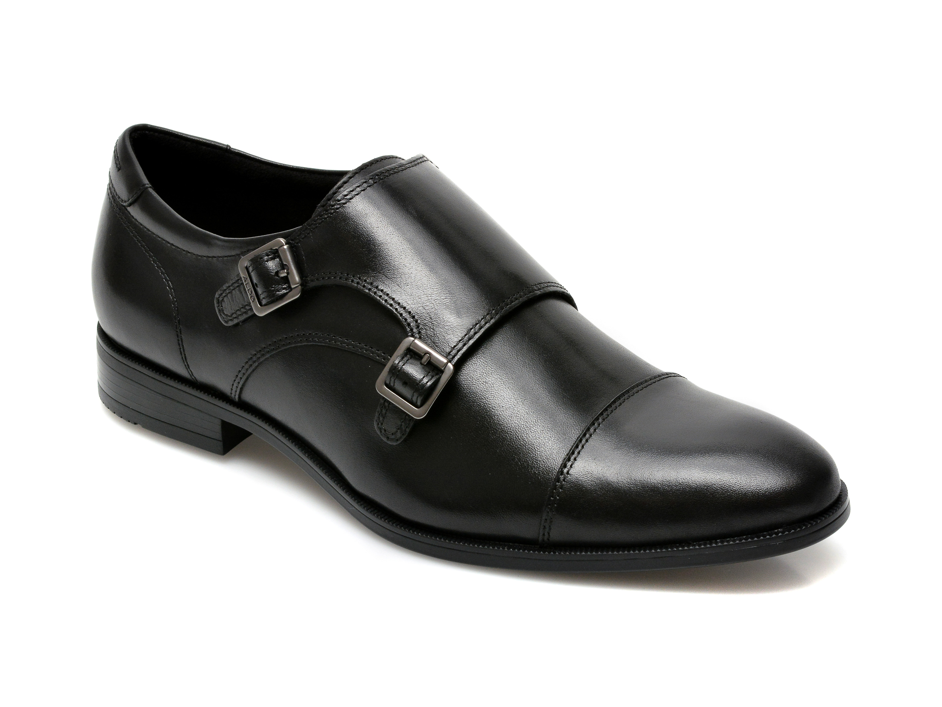 Pantofi ALDO negri, Holtlanflex001, din piele naturala imagine Black Friday 2021
