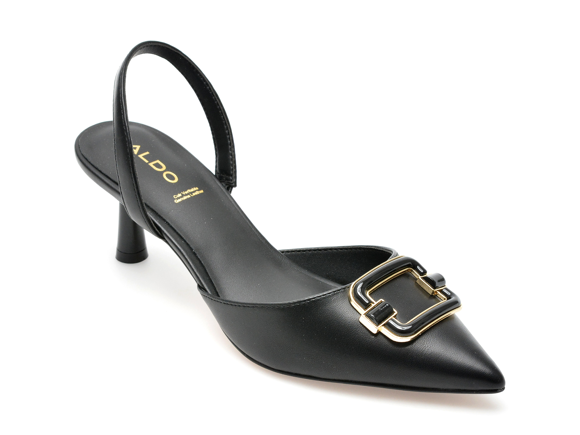 Pantofi ALDO negri, HUELVA001, din piele ecologica /femei/pantofi imagine super redus 2022