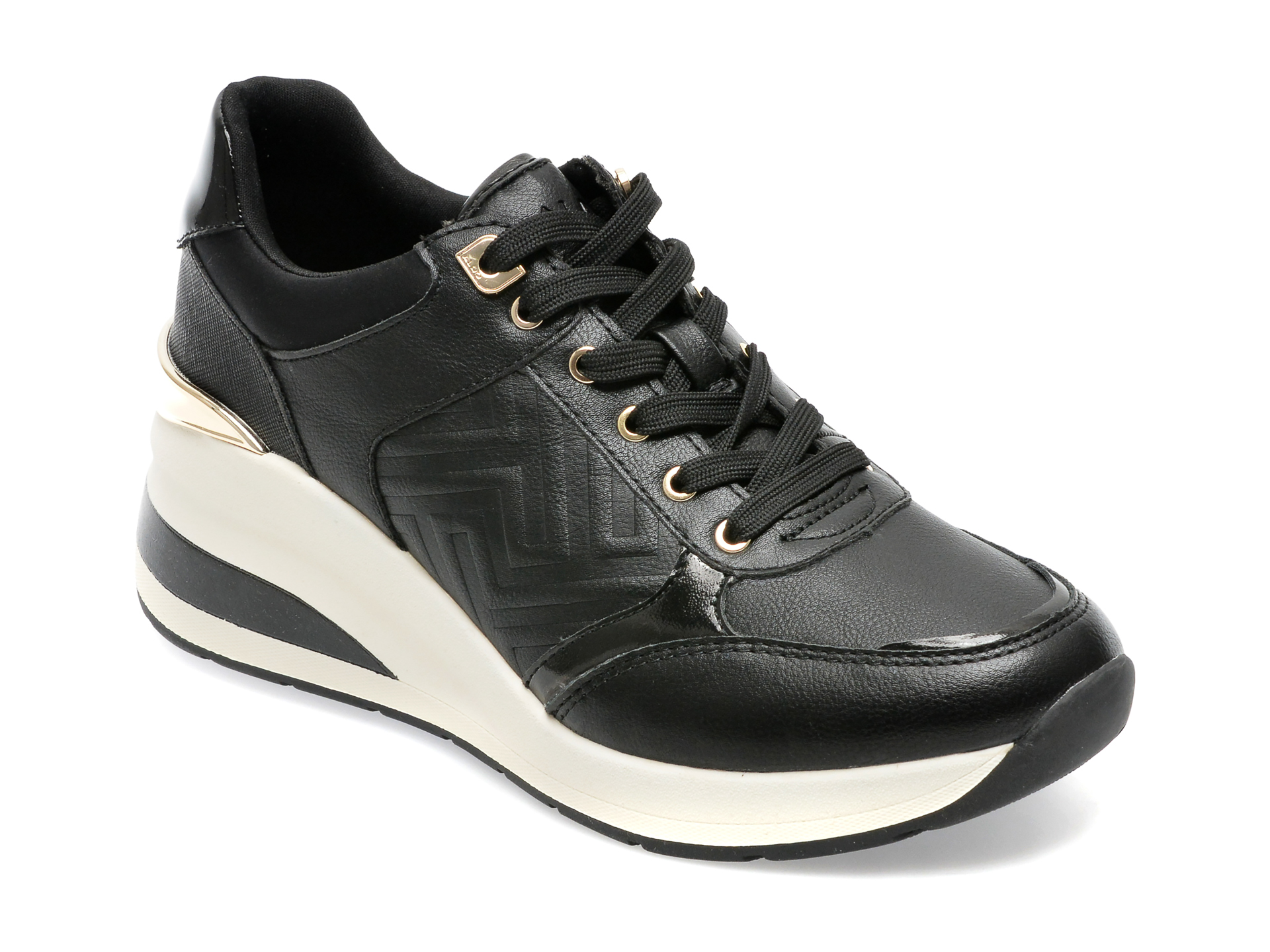 Poze Pantofi ALDO negri, ICONISTEP004, din piele ecologica otter.ro