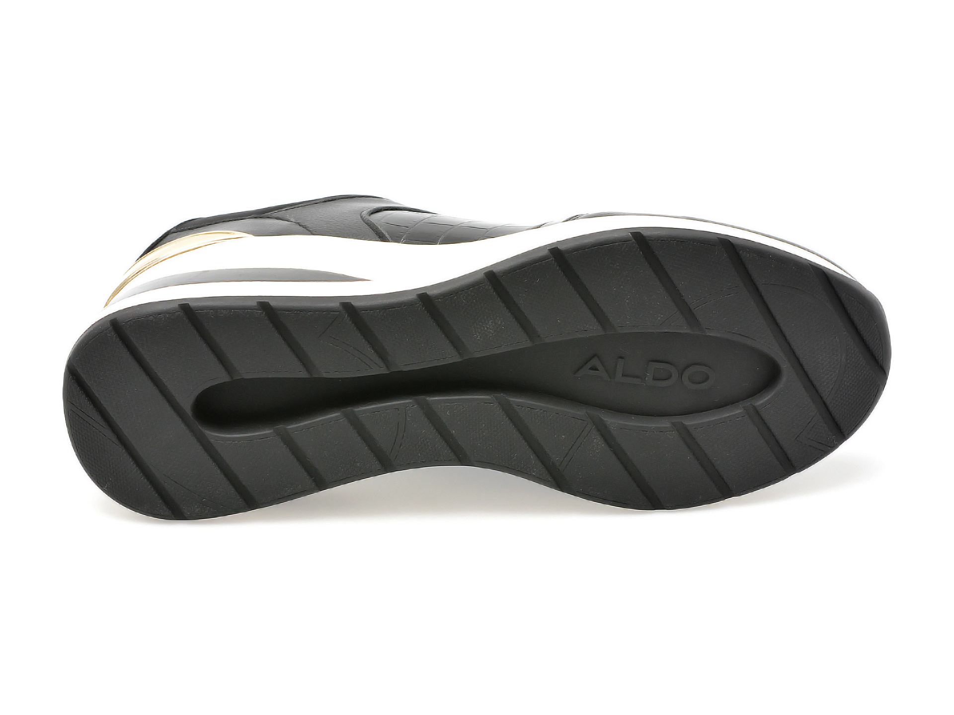 Pantofi ALDO negri, ICONISTEP007, din piele ecologica
