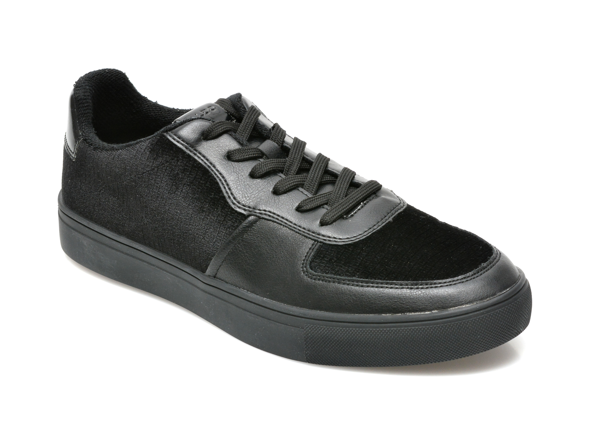 Pantofi ALDO negri, KION007, din material textil si piele ecologica Aldo imagine super redus 2022