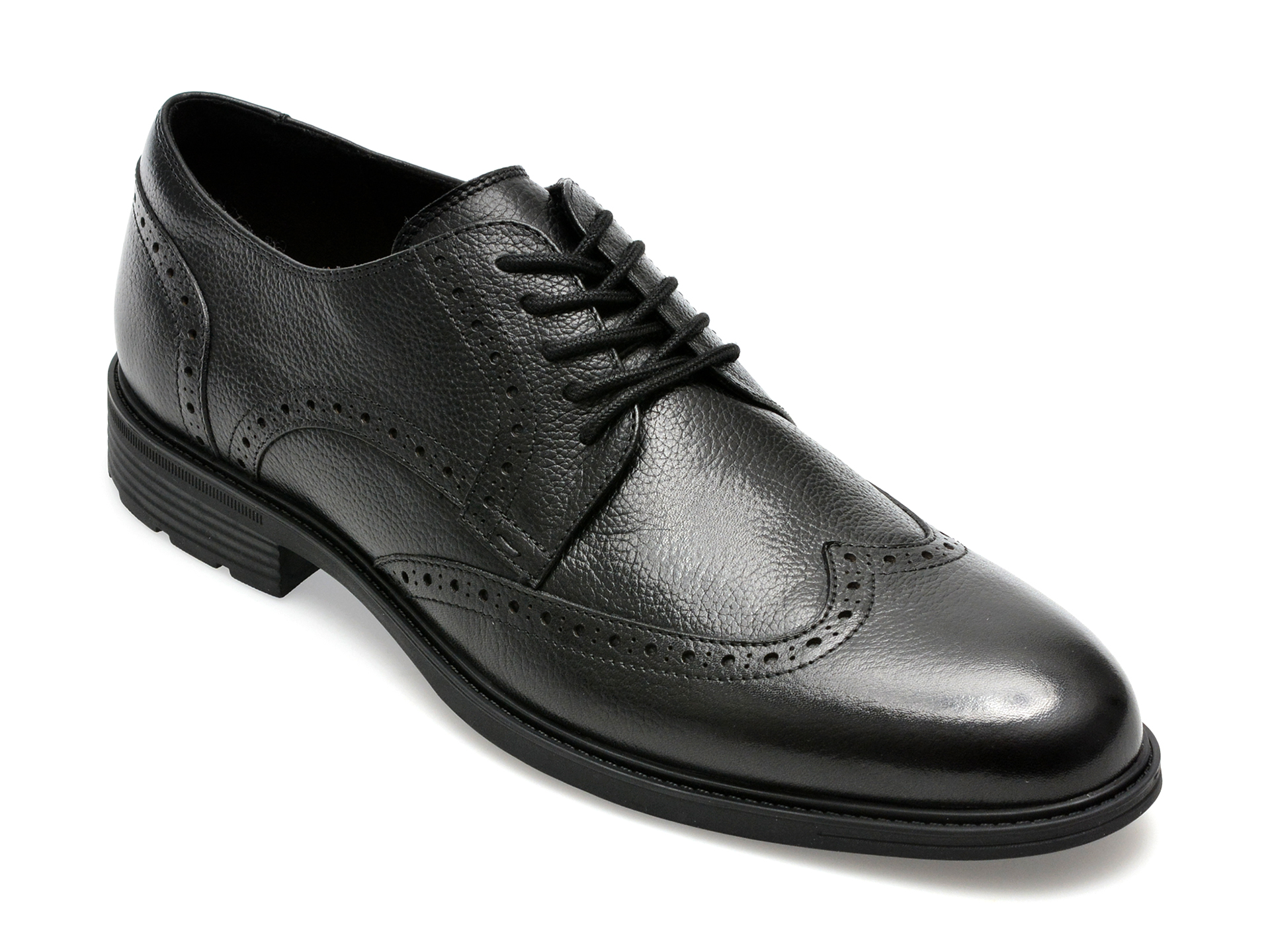 Pantofi ALDO negri, LAURIER004, din piele naturala /barbati/pantofi