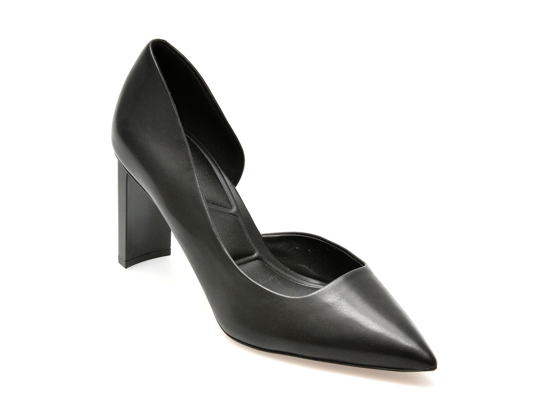 Pantofi ALDO negri, LIGOWAN001, din piele naturala