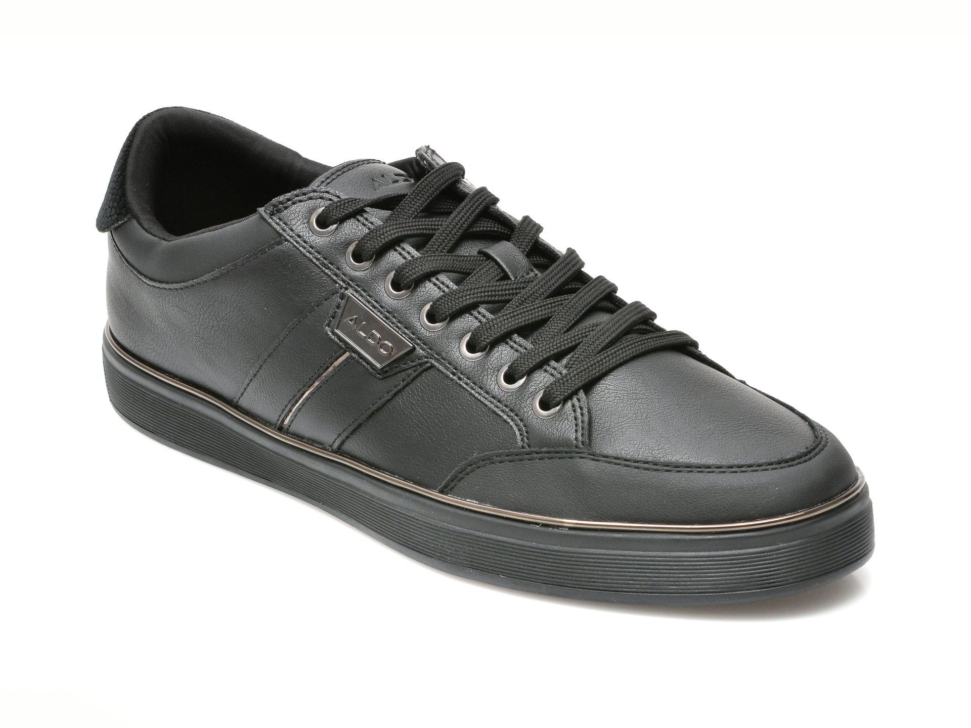 Pantofi ALDO negri, MEMBAR001, din piele ecologica Aldo
