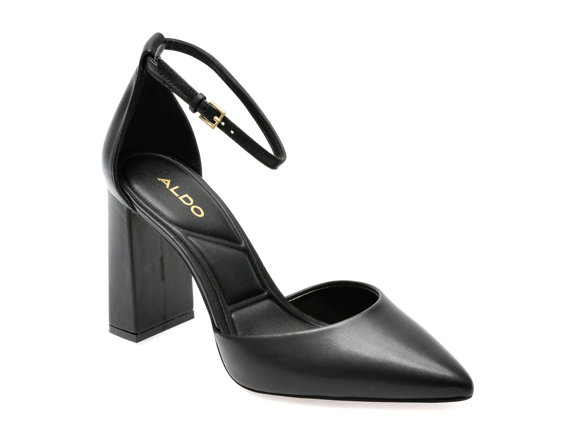 Pantofi ALDO negri, MILLGATE009, din piele naturala /femei/pantofi imagine super redus 2022