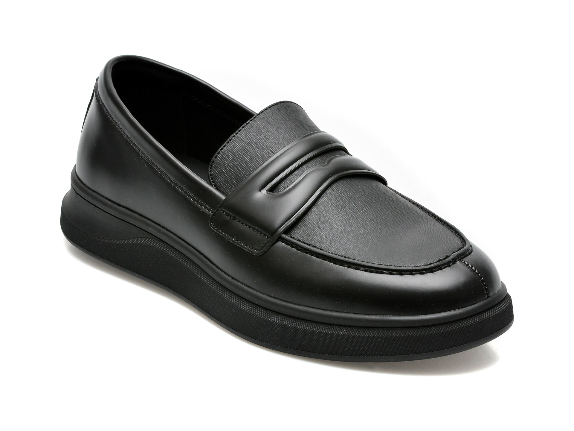 Pantofi ALDO negri, MONOLITH001, din piele ecologica