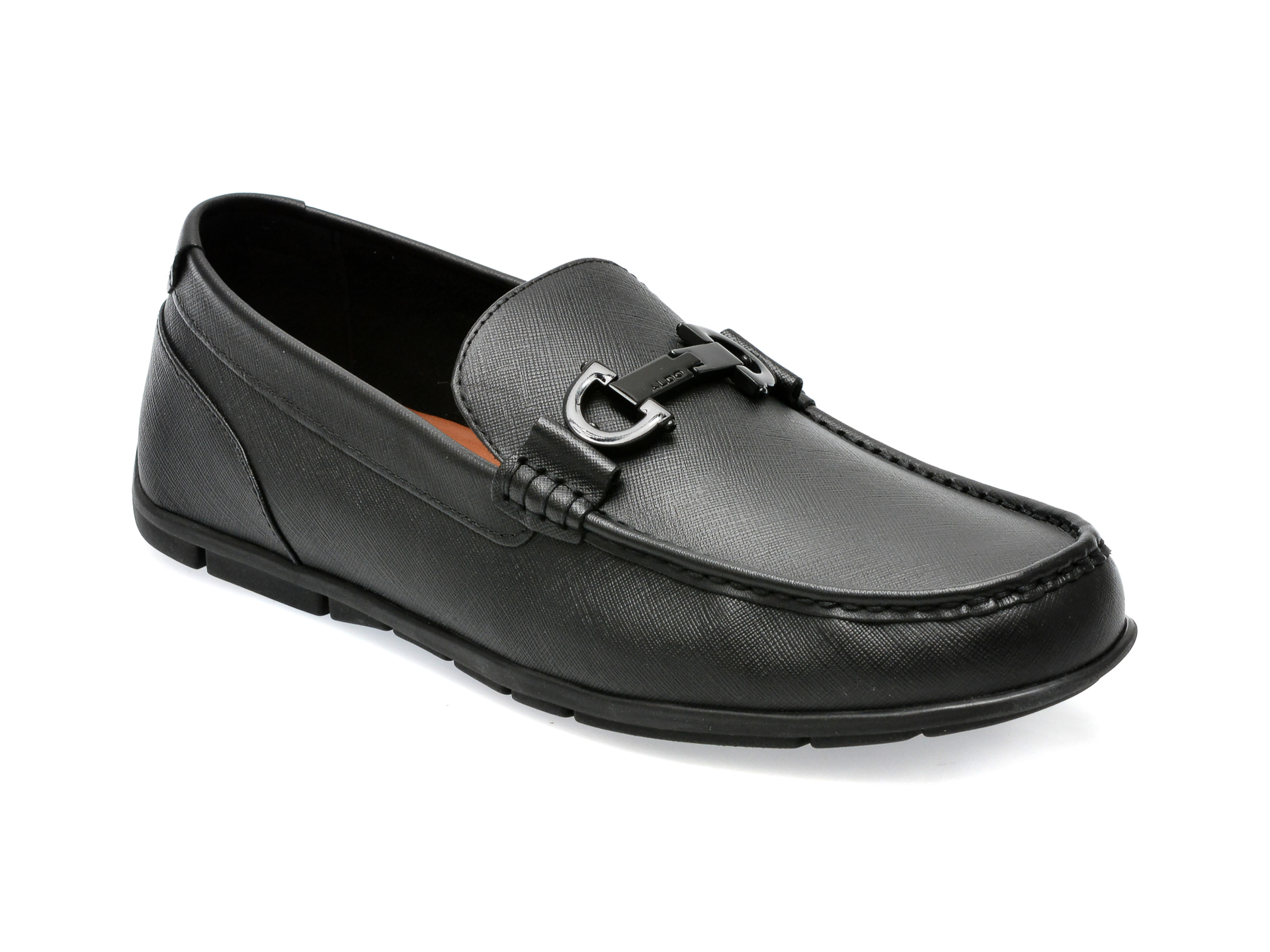 Pantofi ALDO negri, ORLOVOFLEX004, din piele naturala /barbati/pantofi