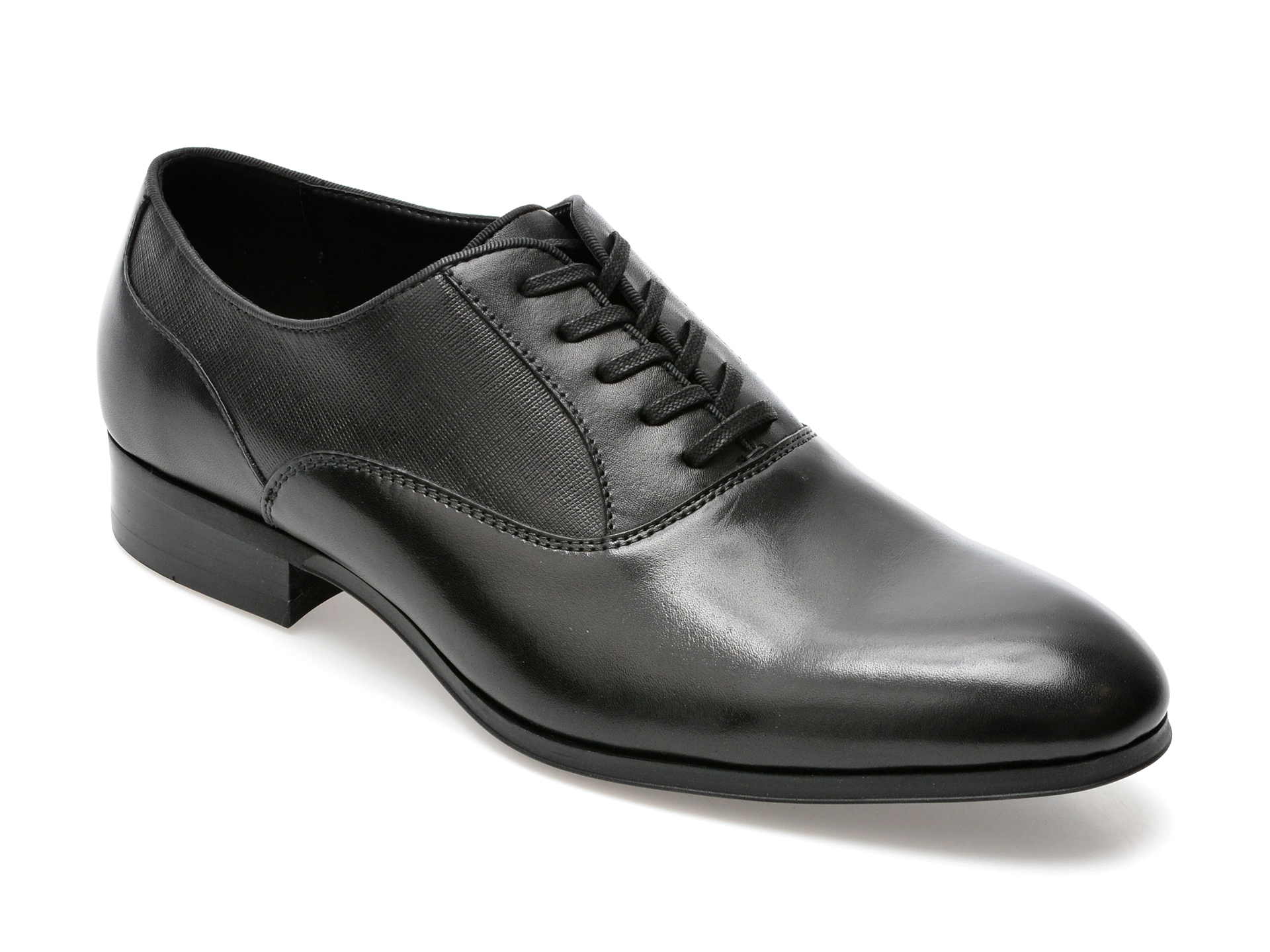 Pantofi ALDO negri, RIDGE009, din piele naturala /barbati/pantofi