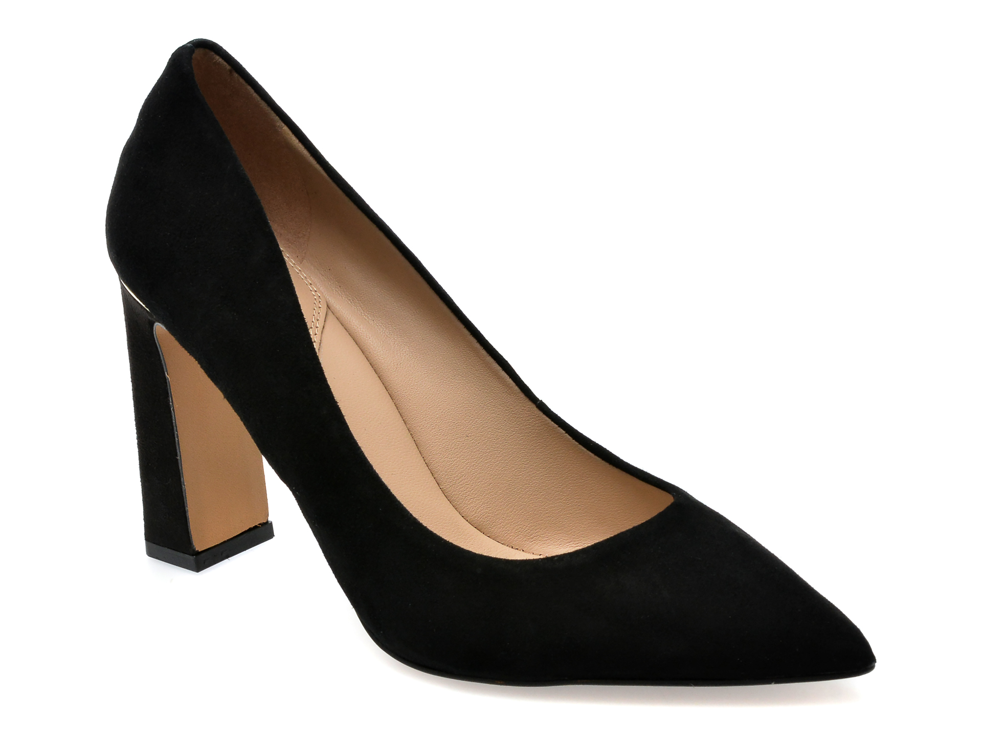 Pantofi ALDO negri, SEIRITH001, din piele intoarsa /femei/pantofi imagine super redus 2022