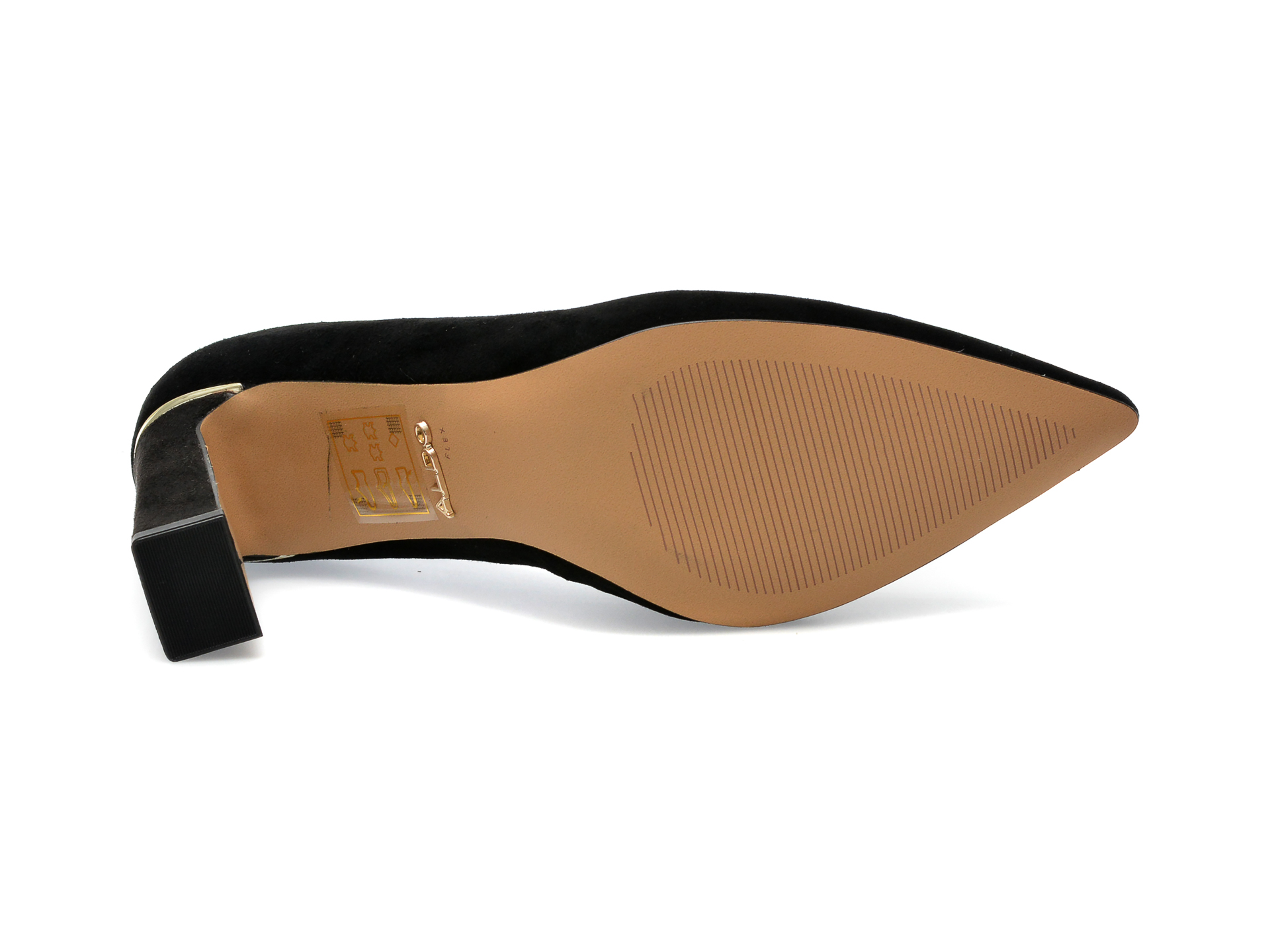Pantofi ALDO negri, SEIRITH001, din piele intoarsa