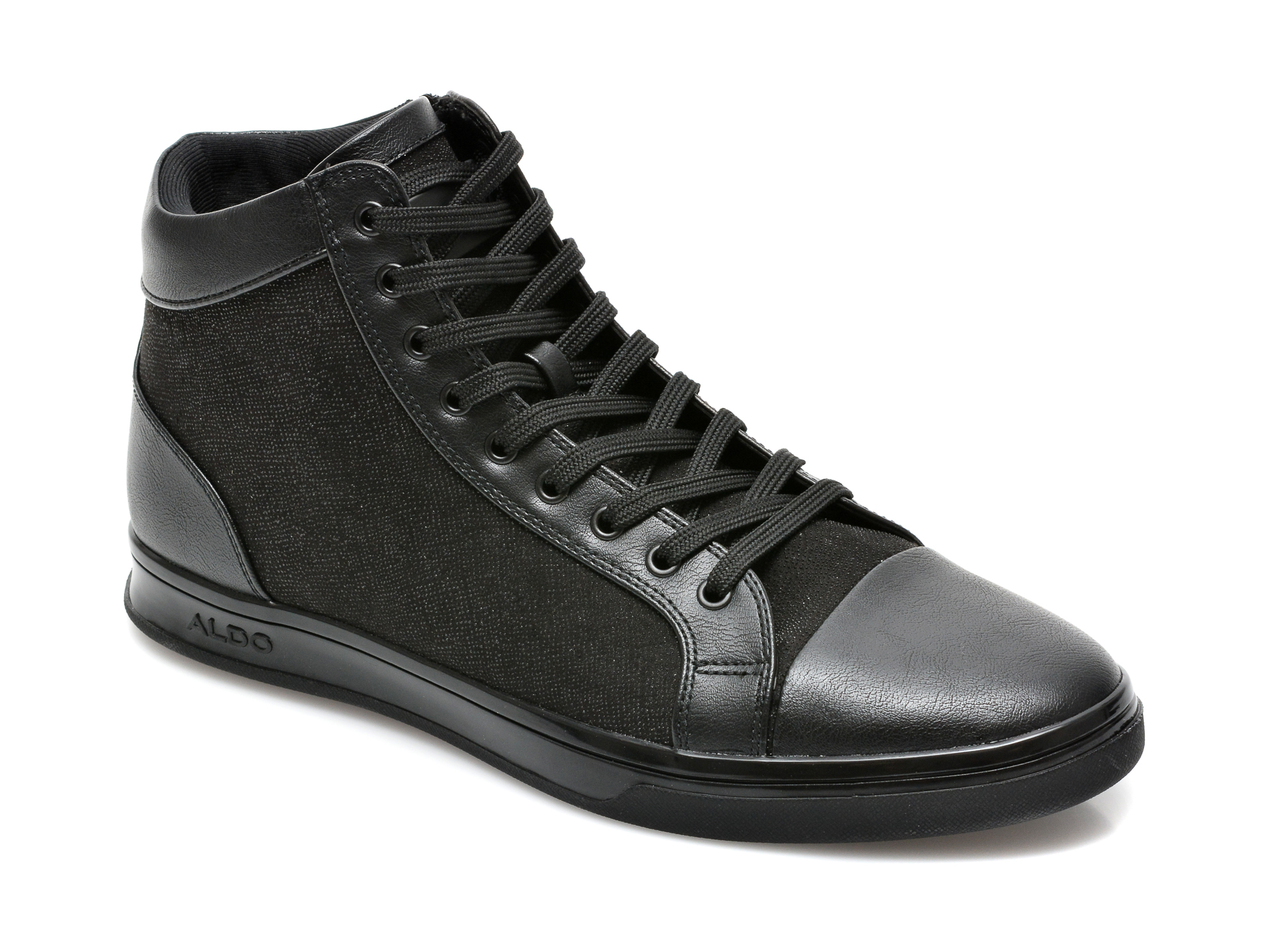 Pantofi ALDO negri, Senaniel001, din material textil si piele ecologica Aldo