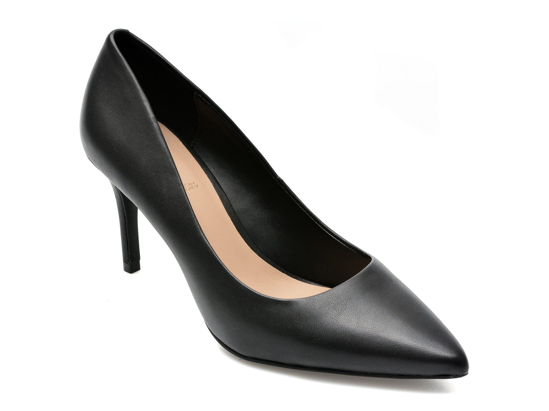 Pantofi ALDO negri, SERENITI001, din piele naturala /femei/pantofi imagine noua