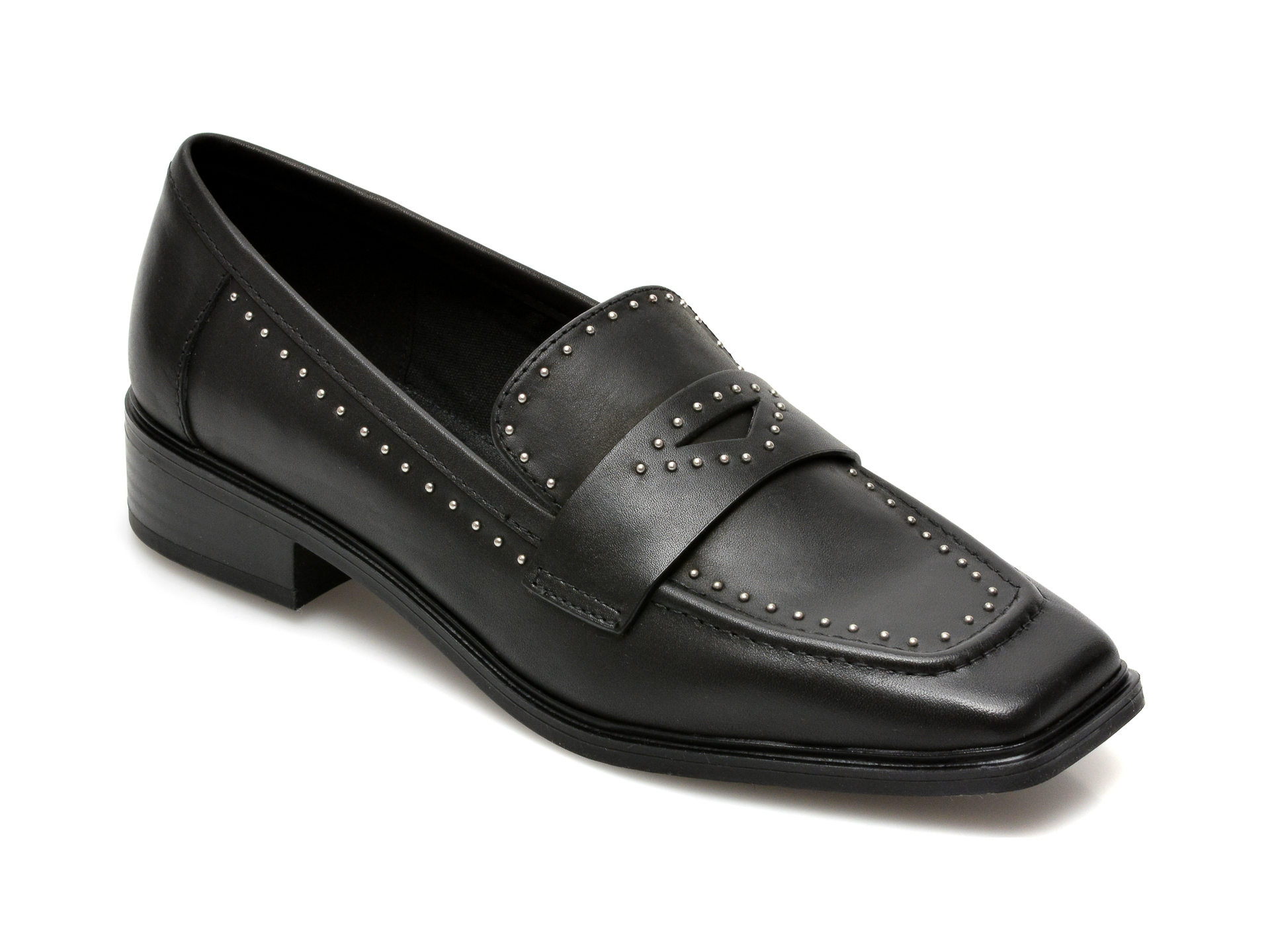 Pantofi ALDO negri, Taodia001, din piele naturala imagine Black Friday 2021