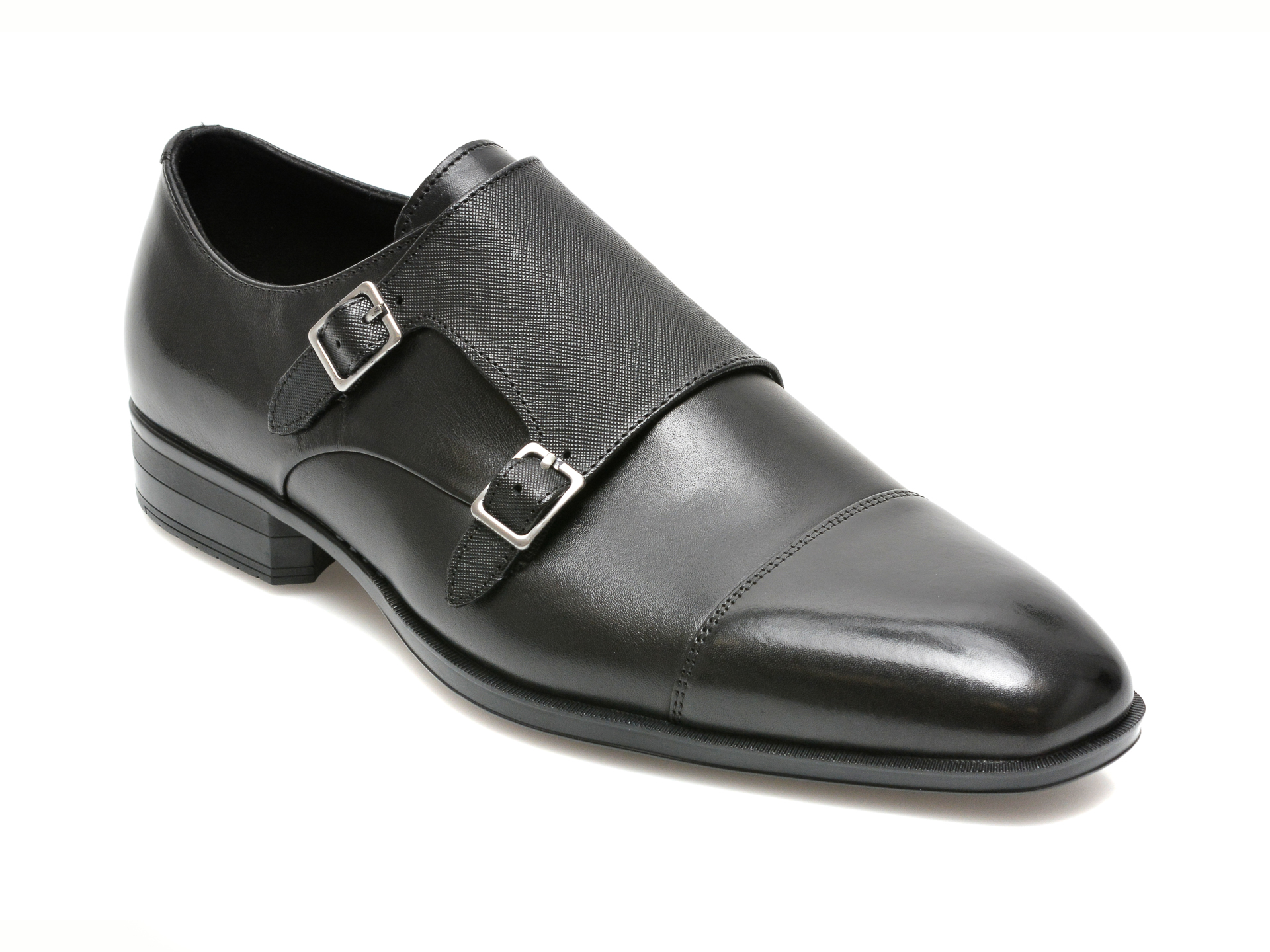 Pantofi ALDO negri, TREMANOR001, din piele naturala Aldo imagine noua
