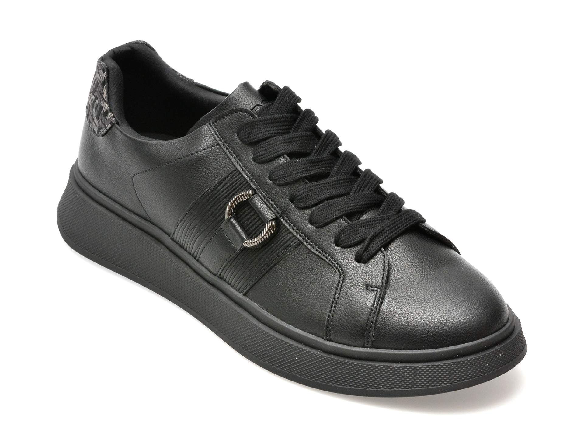Pantofi ALDO negri, VALDES004, din piele ecologica