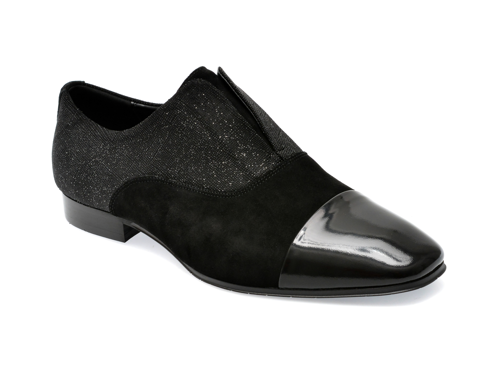 Pantofi ALDO negri, VALENTI001, din piele naturala /barbati/pantofi