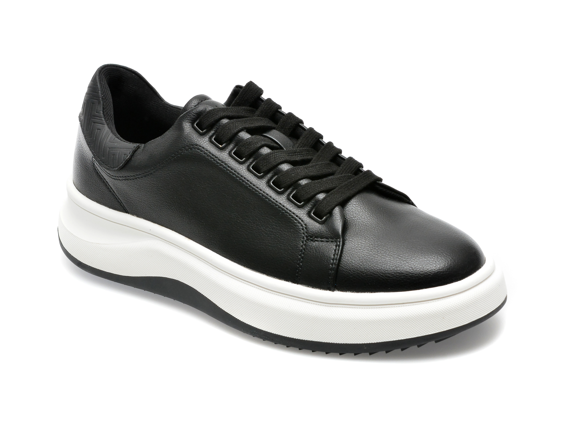Pantofi ALDO negri, WAVESPEC001, din piele ecologica /barbati/pantofi