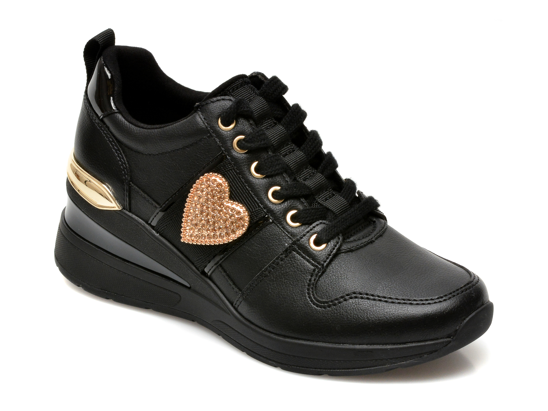 Pantofi ALDO negri, Zalle001, din piele ecologica Aldo Aldo