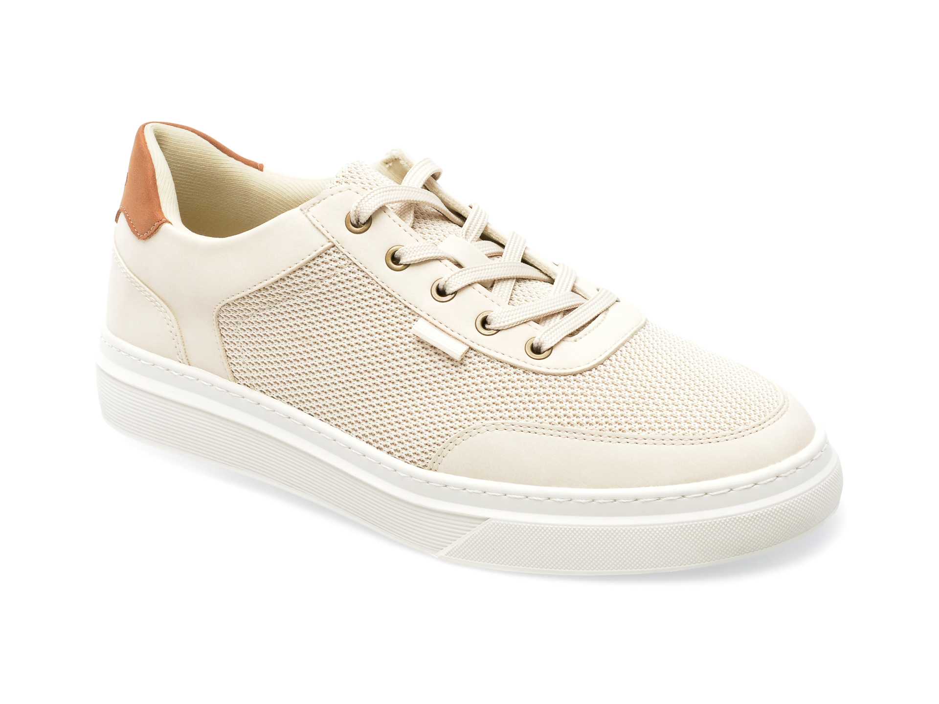 Pantofi ALDO nude, MCENROE270, din material textil si piele ecologica /barbati/pantofi imagine noua