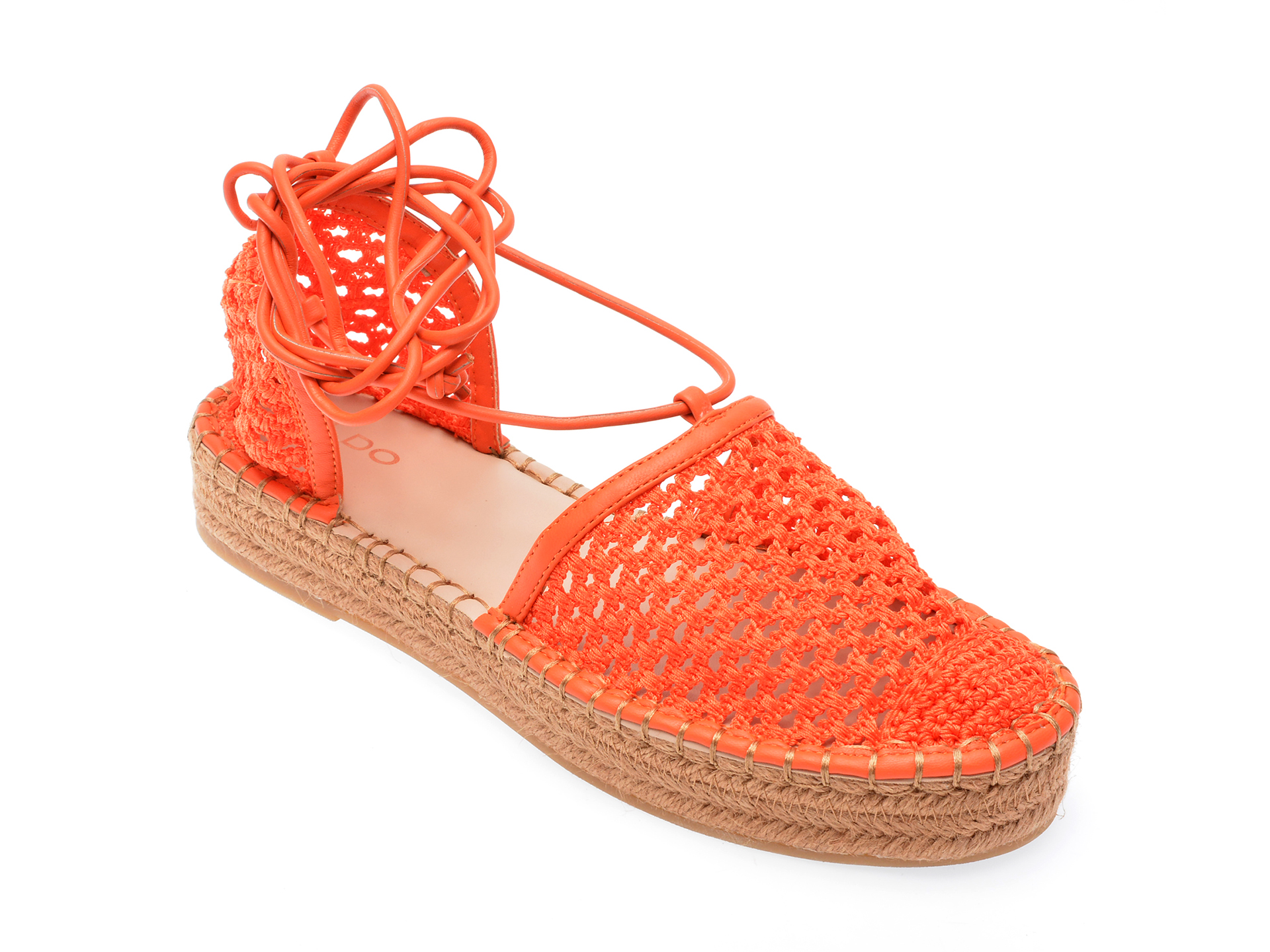 Pantofi ALDO portocalii, PICOT820, din material textil