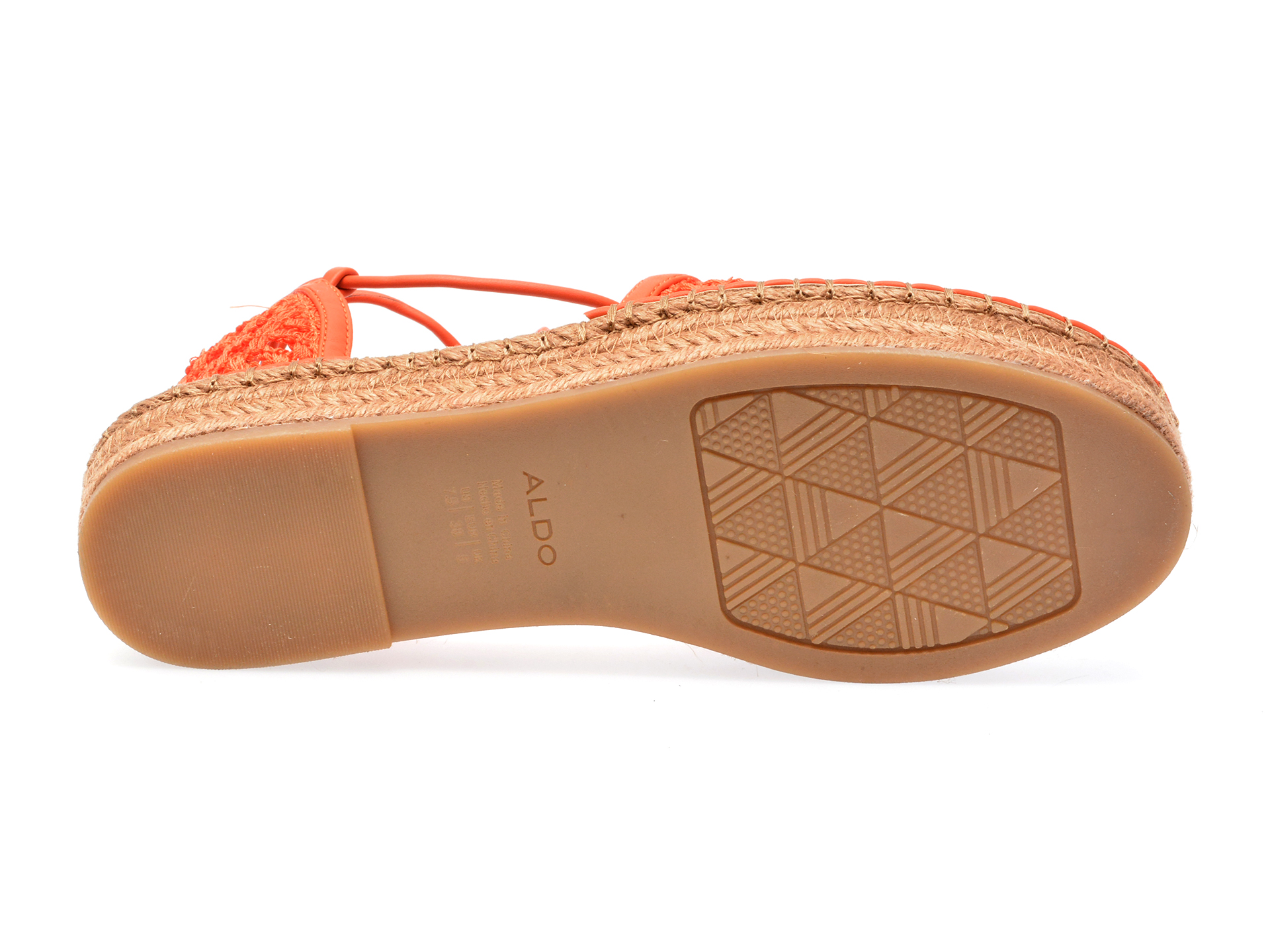 Pantofi ALDO portocalii, PICOT820, din material textil