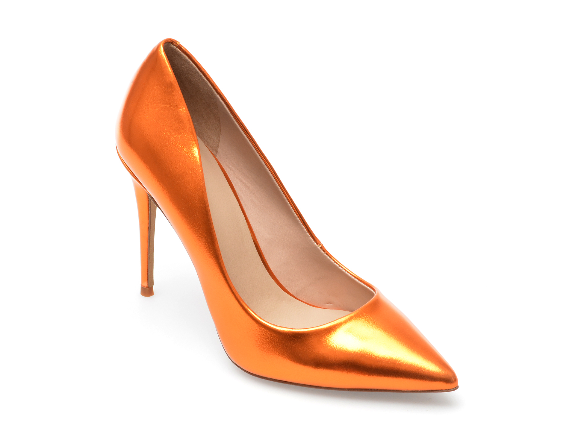 Pantofi ALDO portocalii, STESSY_840, din piele ecologica /femei/pantofi