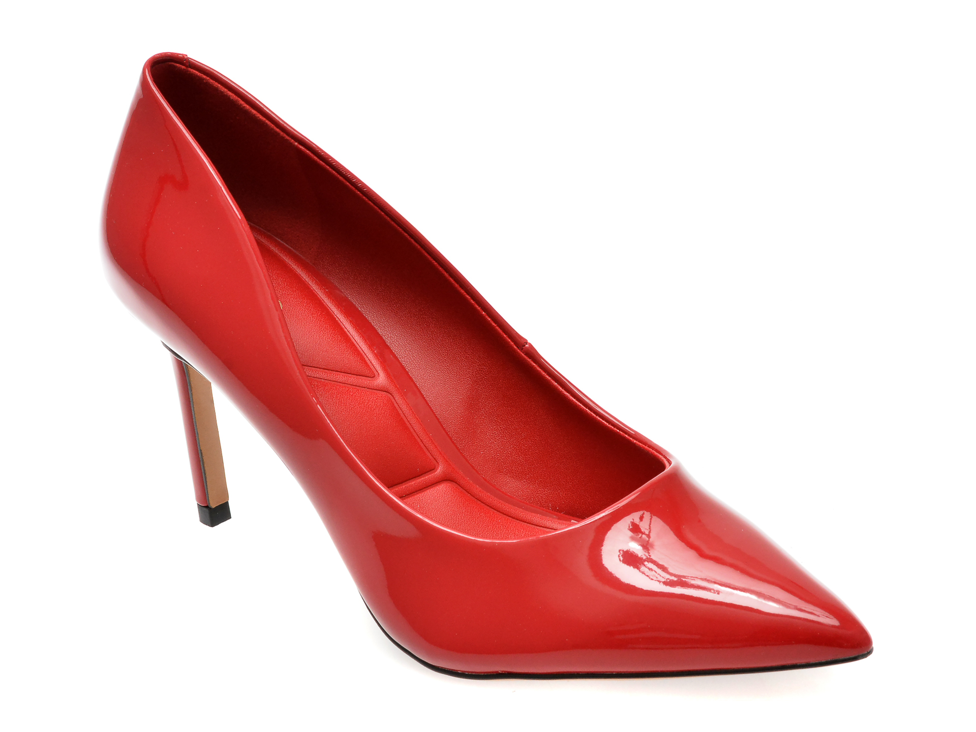 Pantofi ALDO rosii, 13621012, din piele ecologica