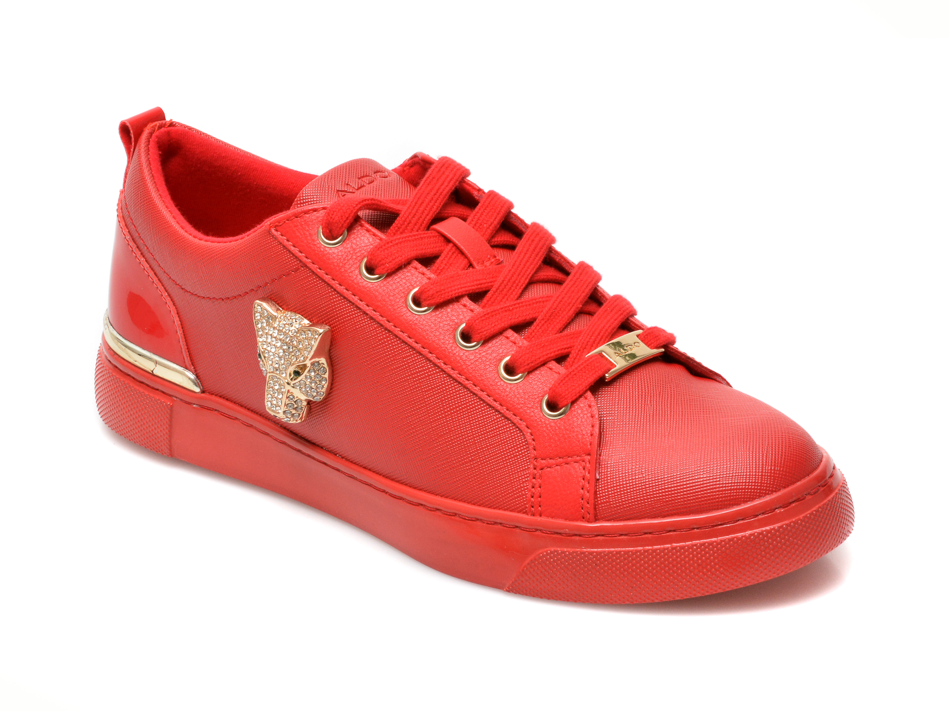 Pantofi ALDO rosii, FRAYLDAN600, din piele ecologica Aldo imagine noua