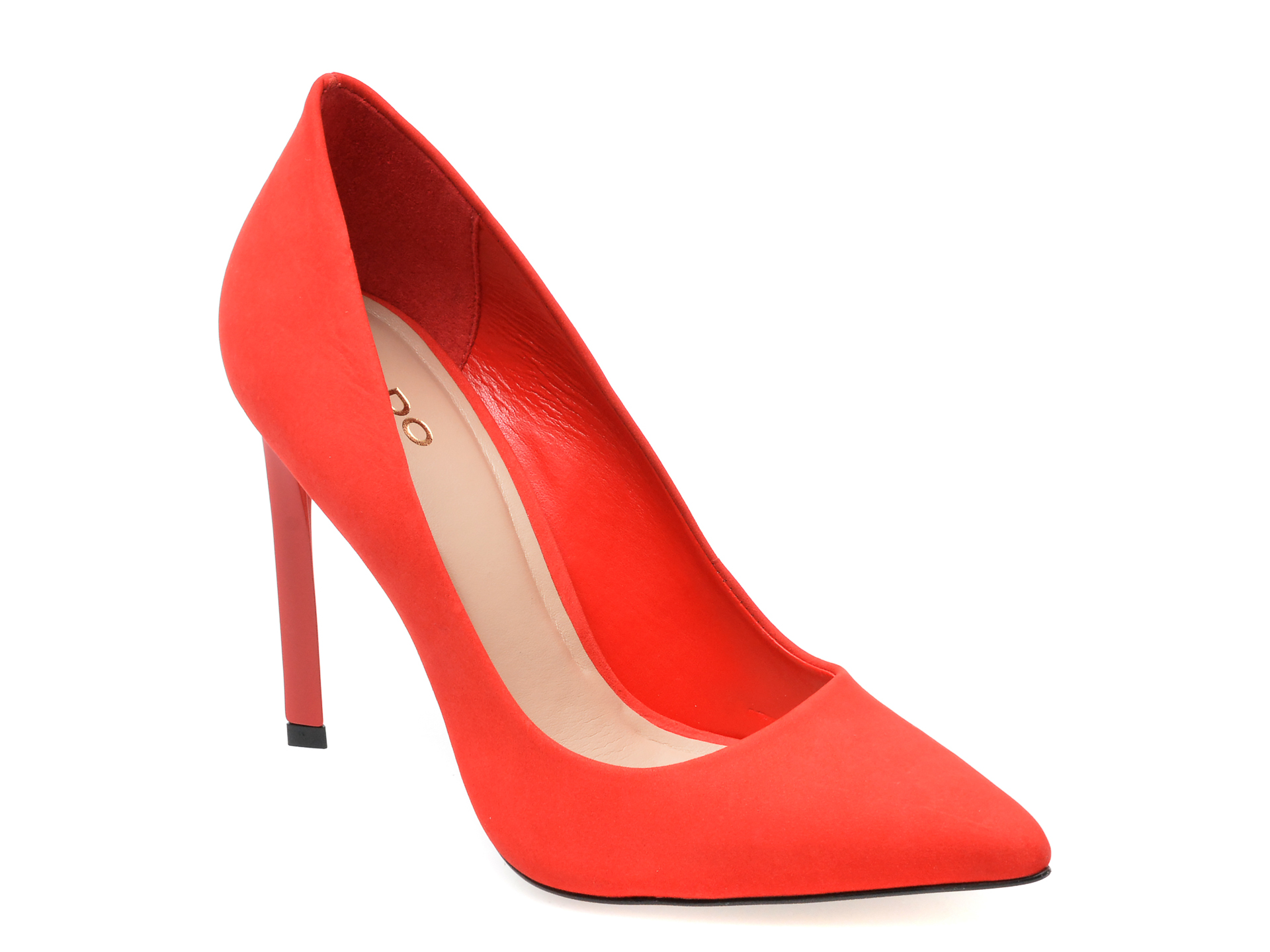 Pantofi ALDO rosii, KENNEDI620, din nabuc /femei/pantofi imagine noua