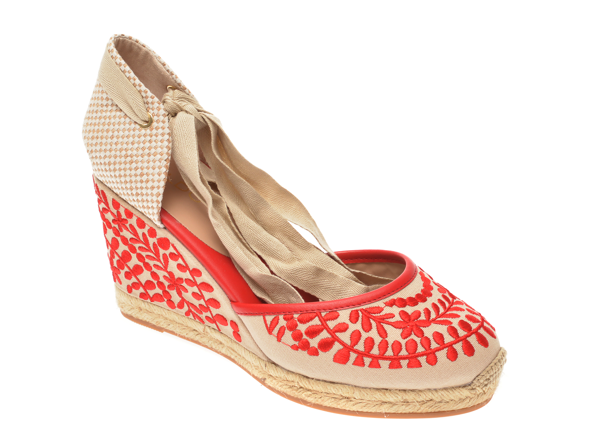 Pantofi ALDO rosii, Muschino600, din material textil