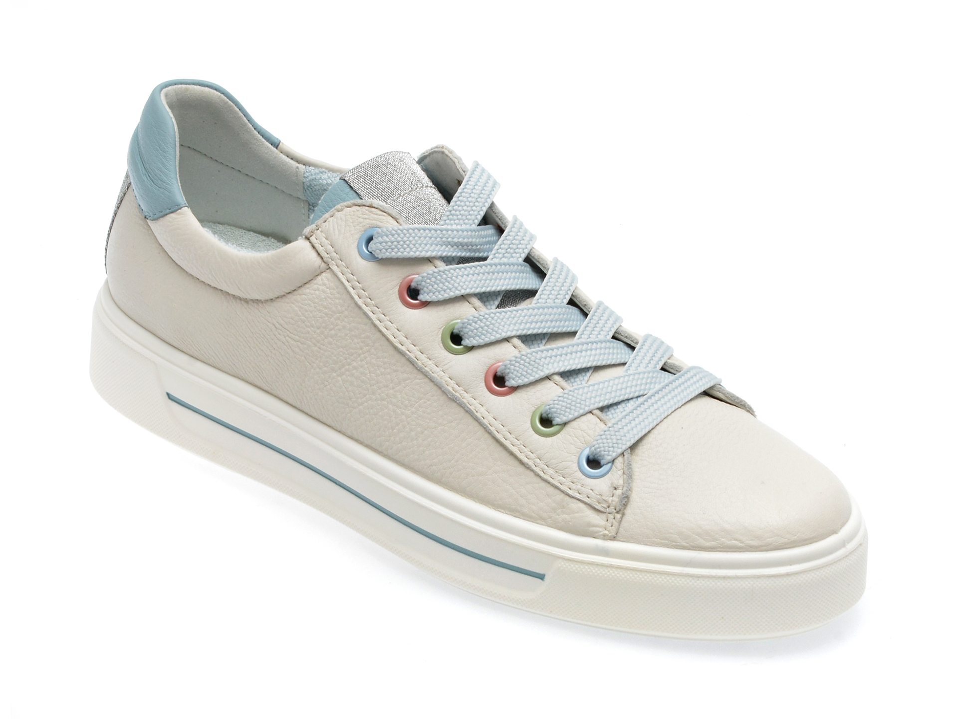 Pantofi ARA albi, 27402, din piele naturala /femei/pantofi